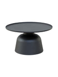 Table basse contemporaine en aluminium résistante aux intempéries pour patio