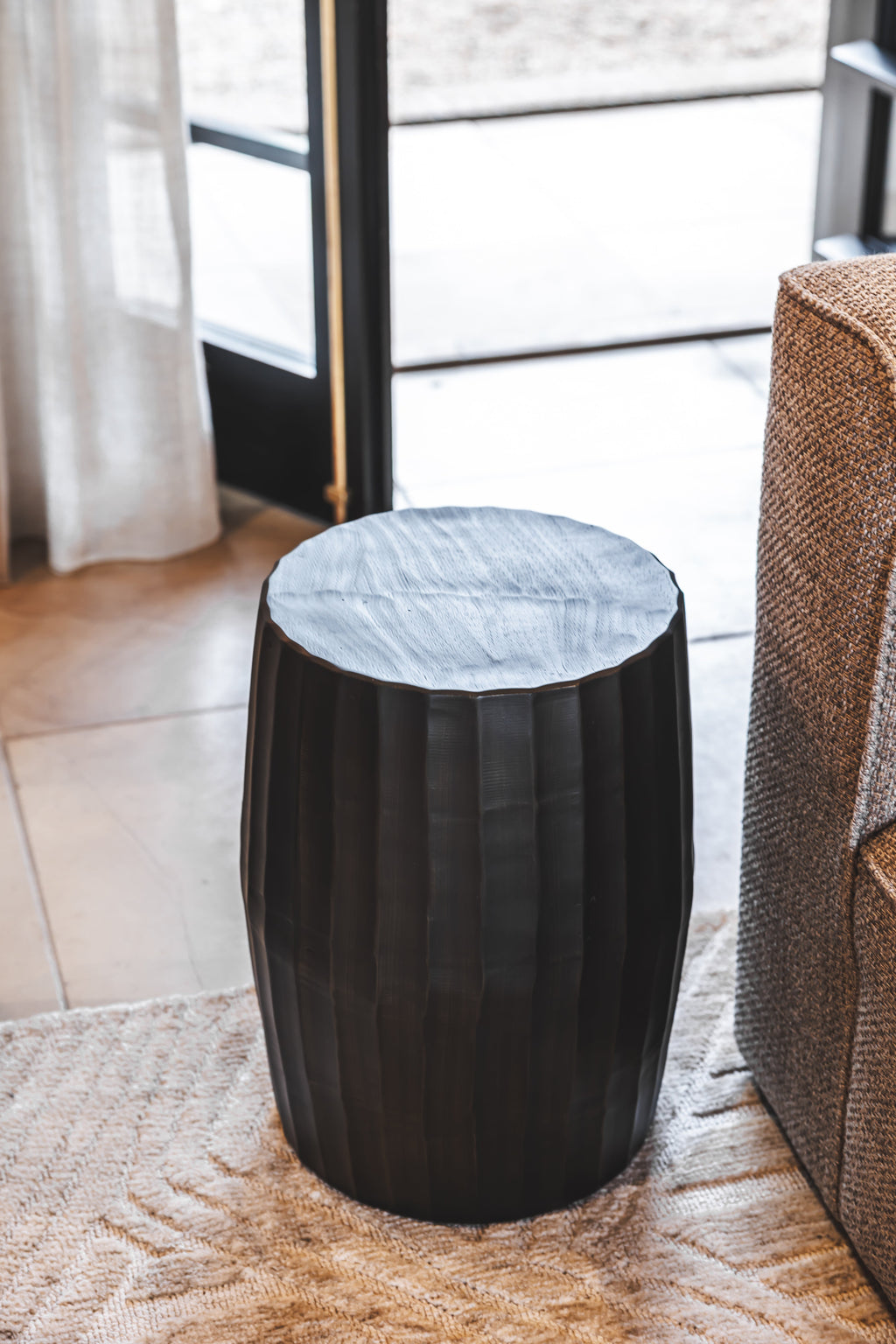 Table d'appoint en aluminium pour patio
