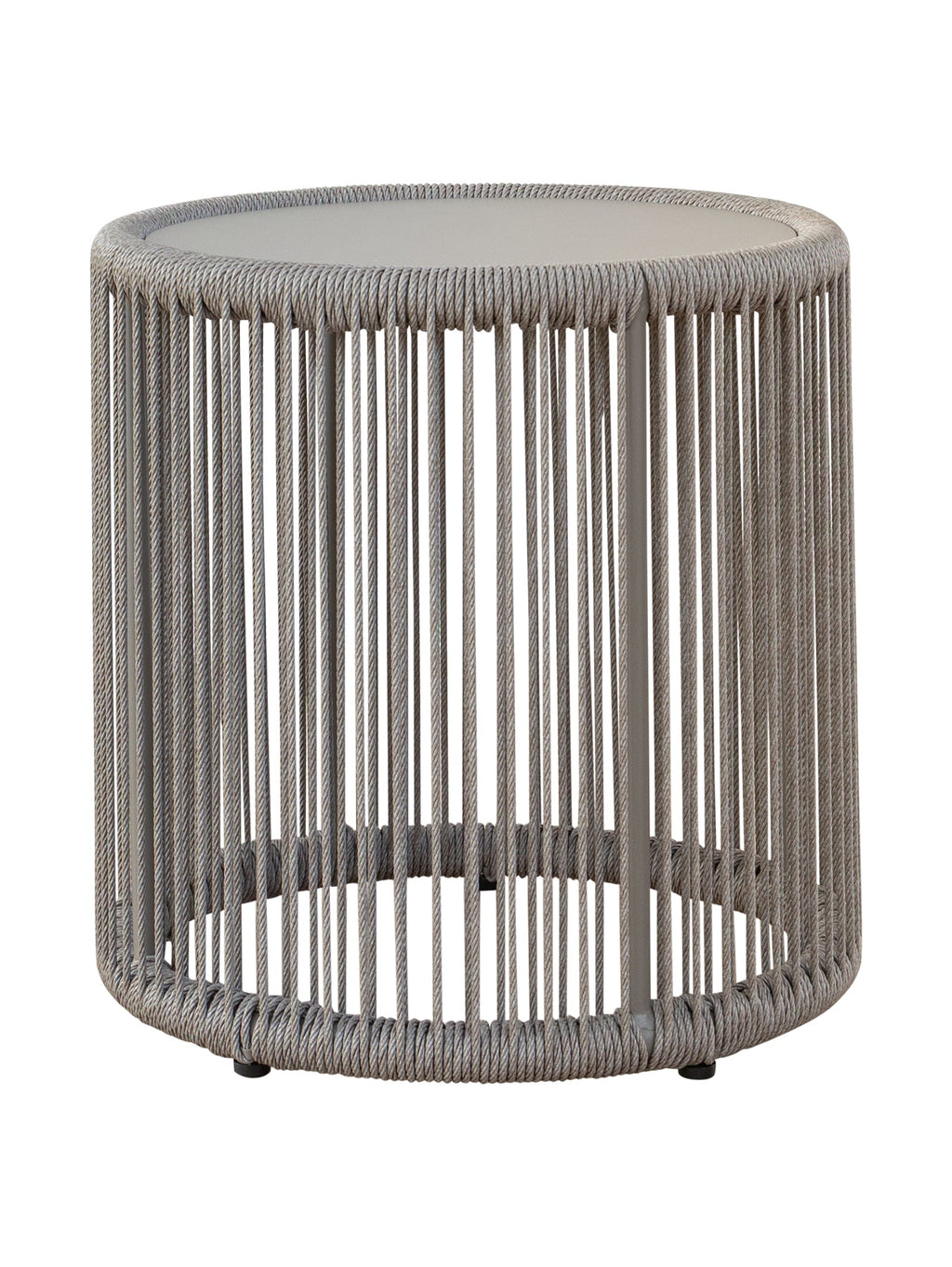 Table de patio contemporaine en aluminium