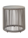 Table de patio contemporaine en aluminium