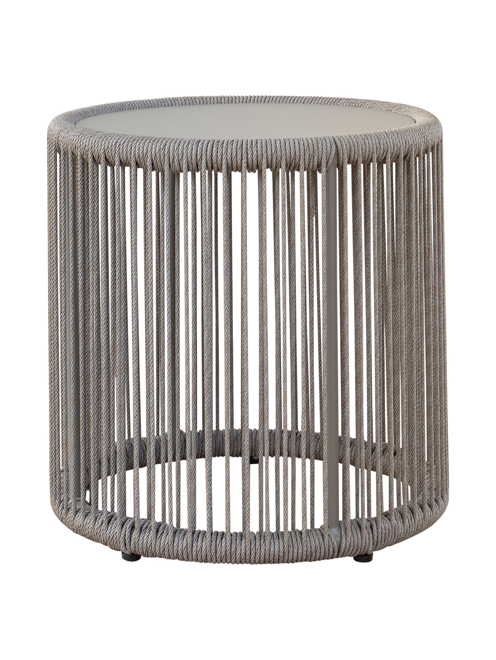 Table de patio contemporaine en aluminium