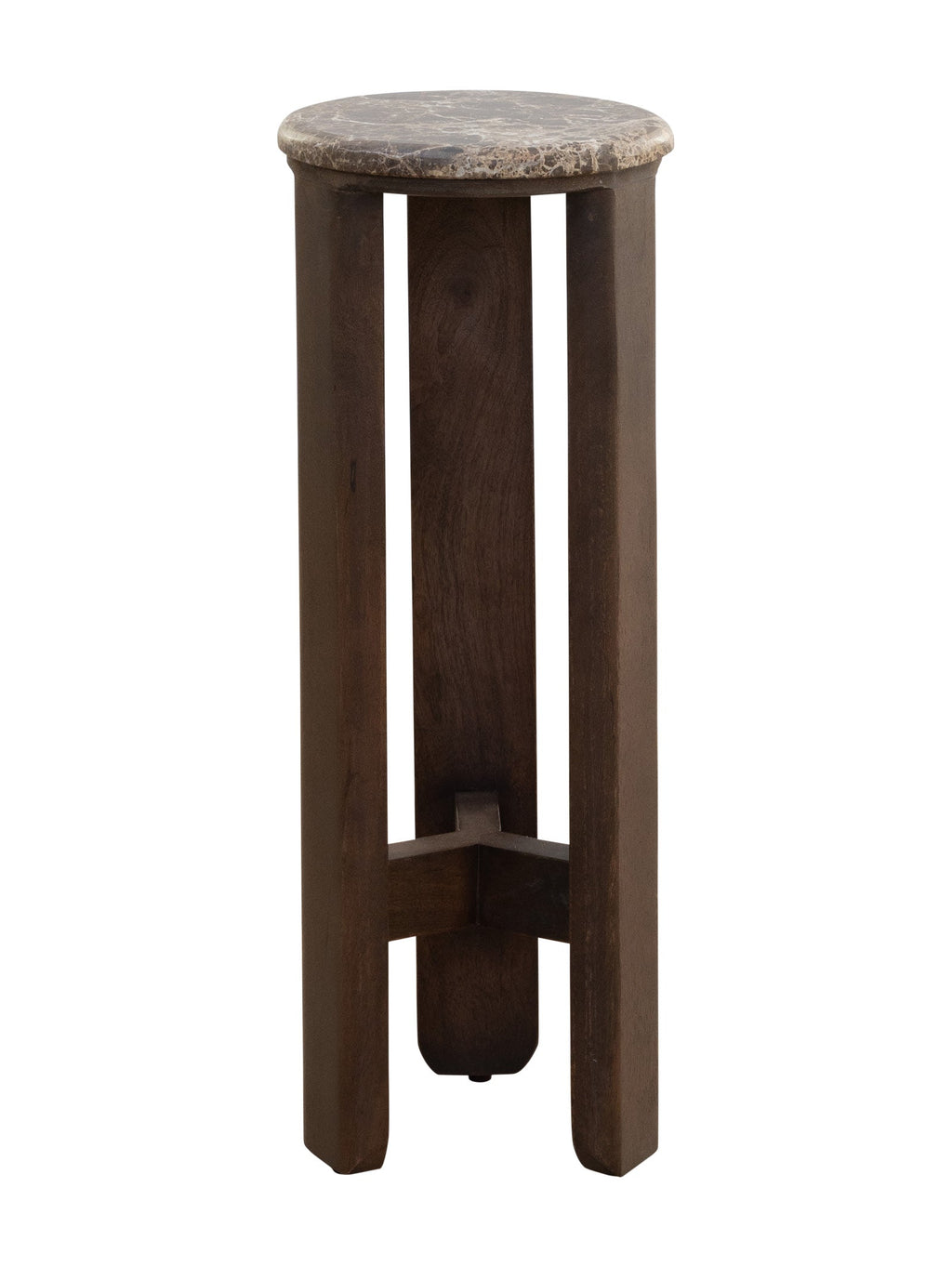 Table d'appoint en marbre contemporaine pour salon