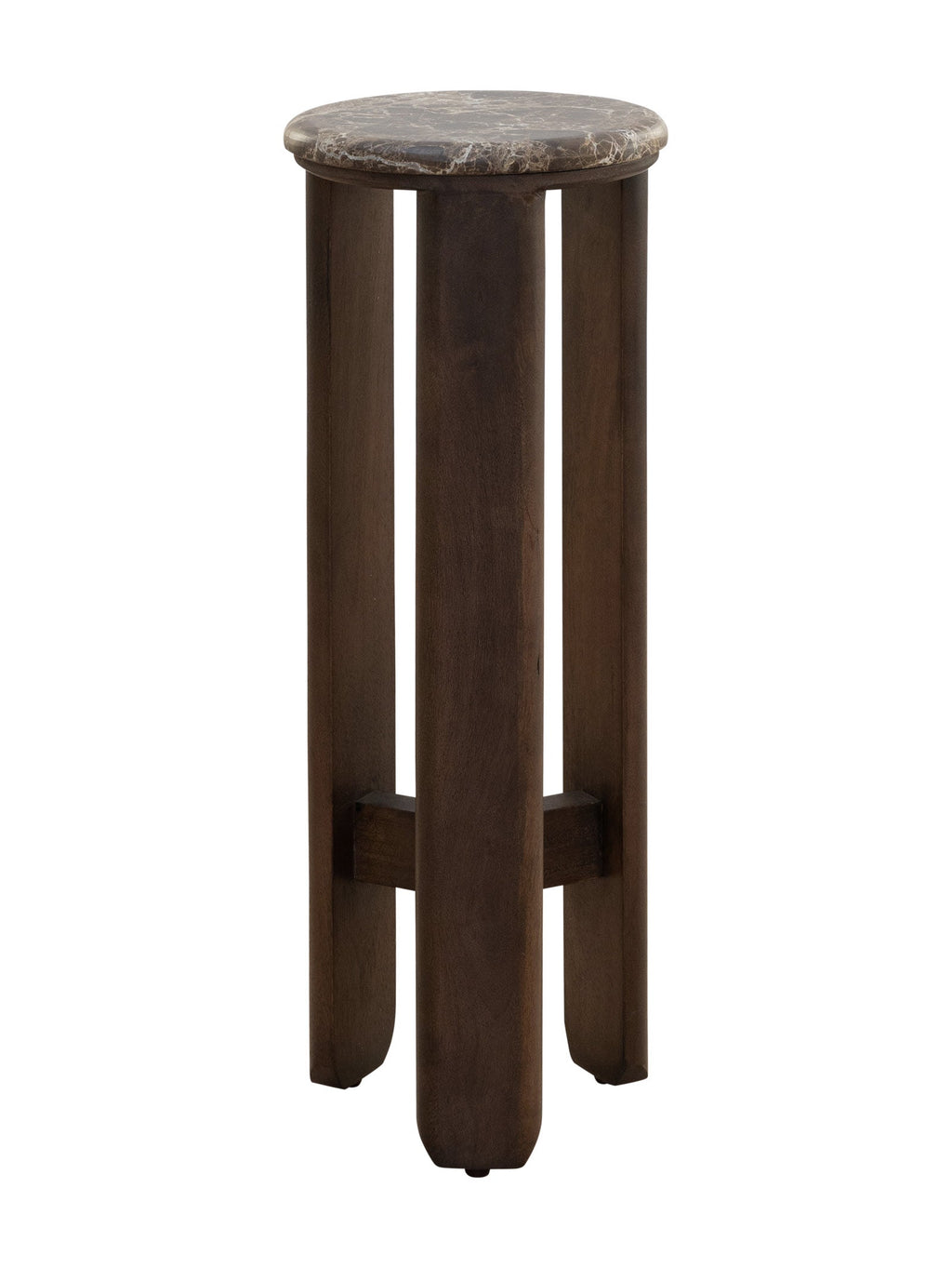 Table d'appoint en marbre contemporaine pour salon