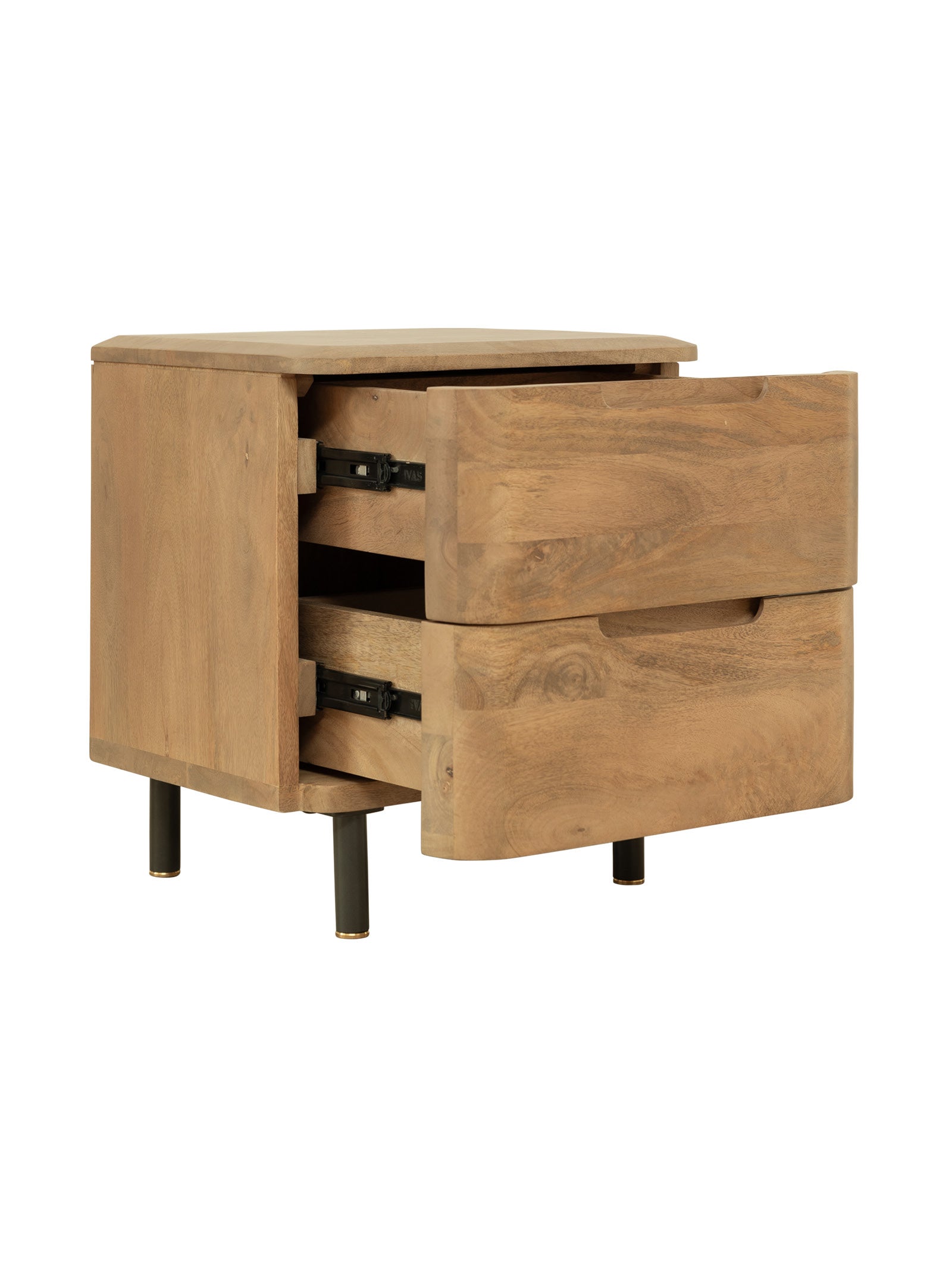 Table de chevet moderne en bois pour chambre à coucher
