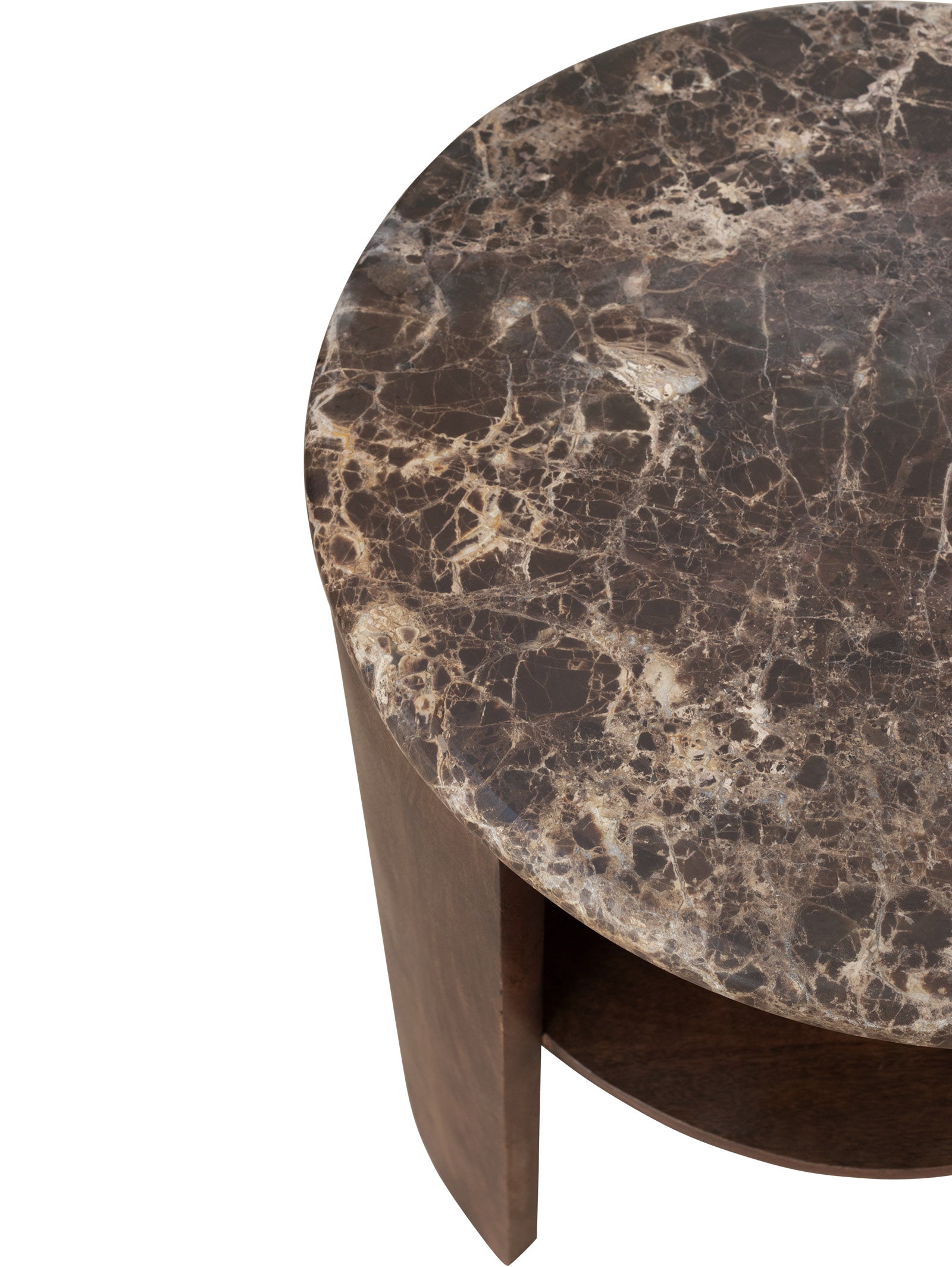 Table de chevet en marbre pour chambre à coucher