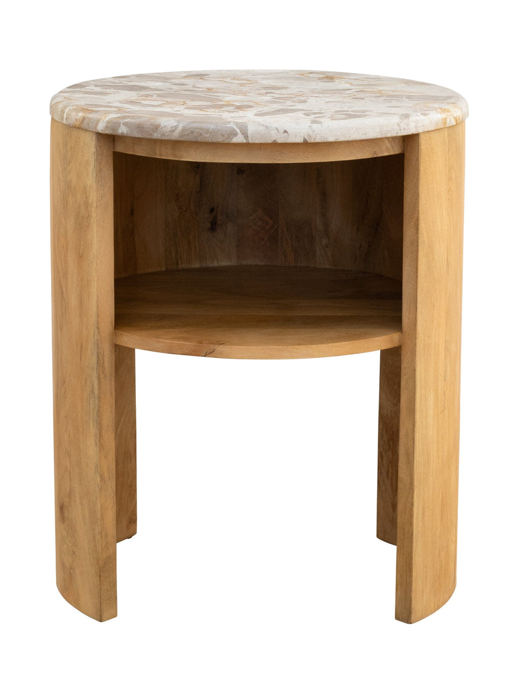 Table de chevet en marbre pour chambre à coucher