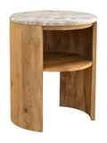 Table de chevet en marbre pour chambre à coucher