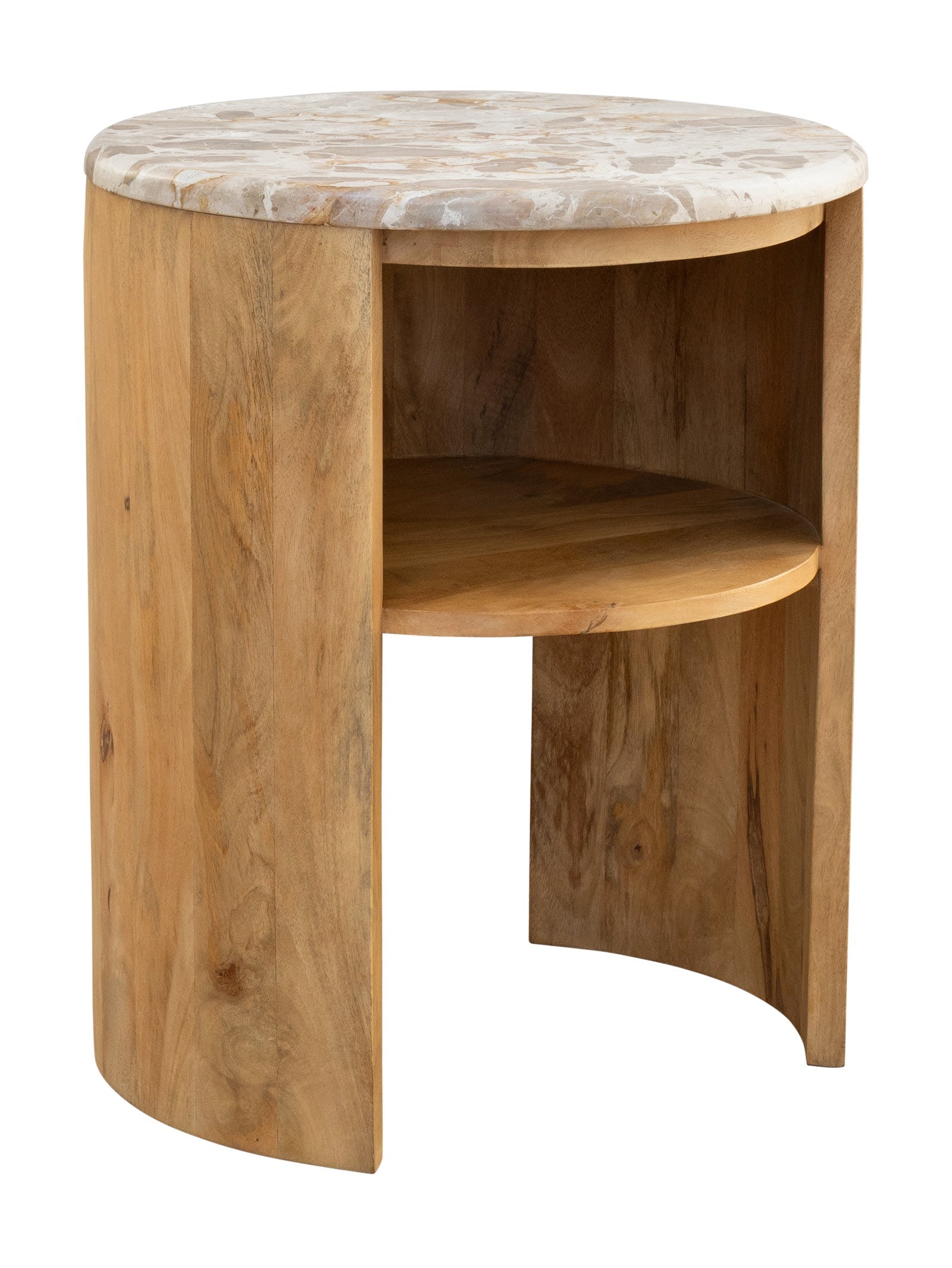 Table de chevet en marbre pour chambre à coucher
