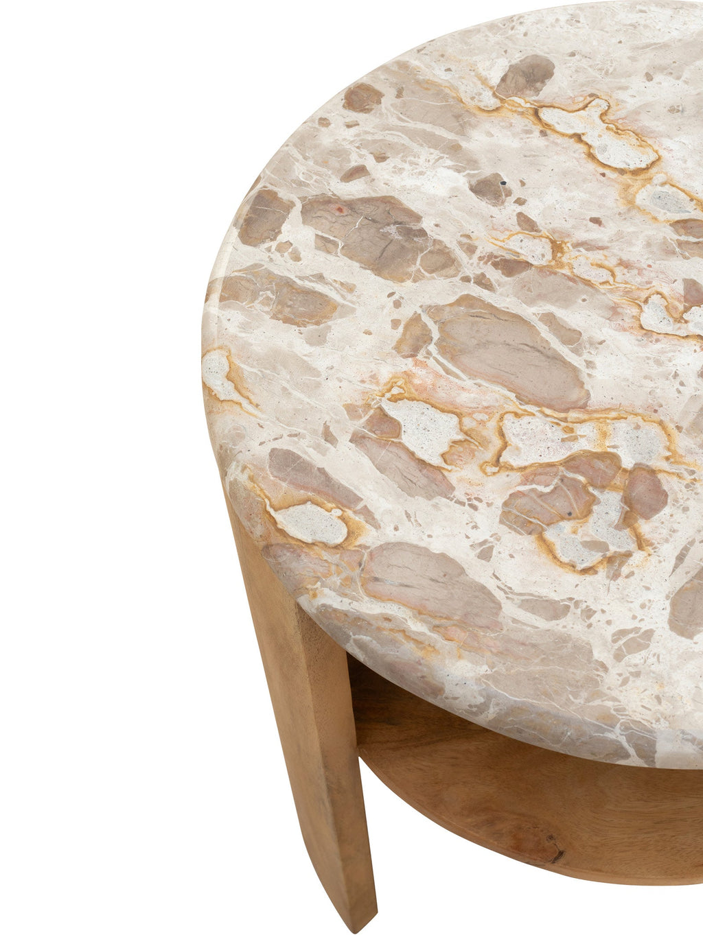 Table de chevet en marbre pour chambre à coucher