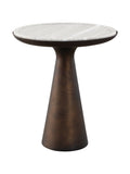 Table d'appoint moderne en aluminium pour patio