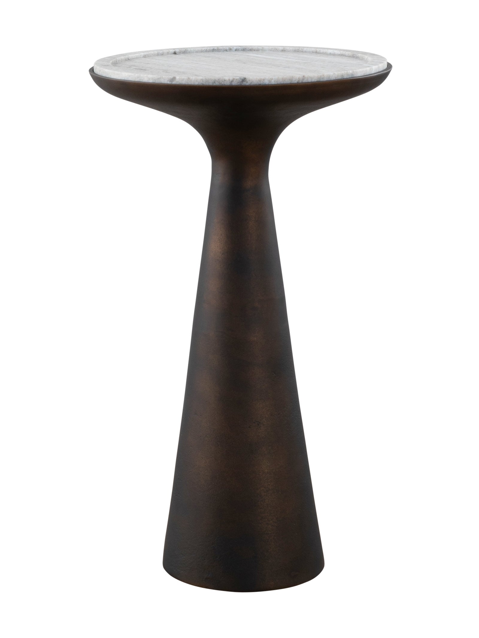 Table d'appoint moderne en aluminium pour patio