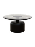 Table basse moderne en aluminium pour patio