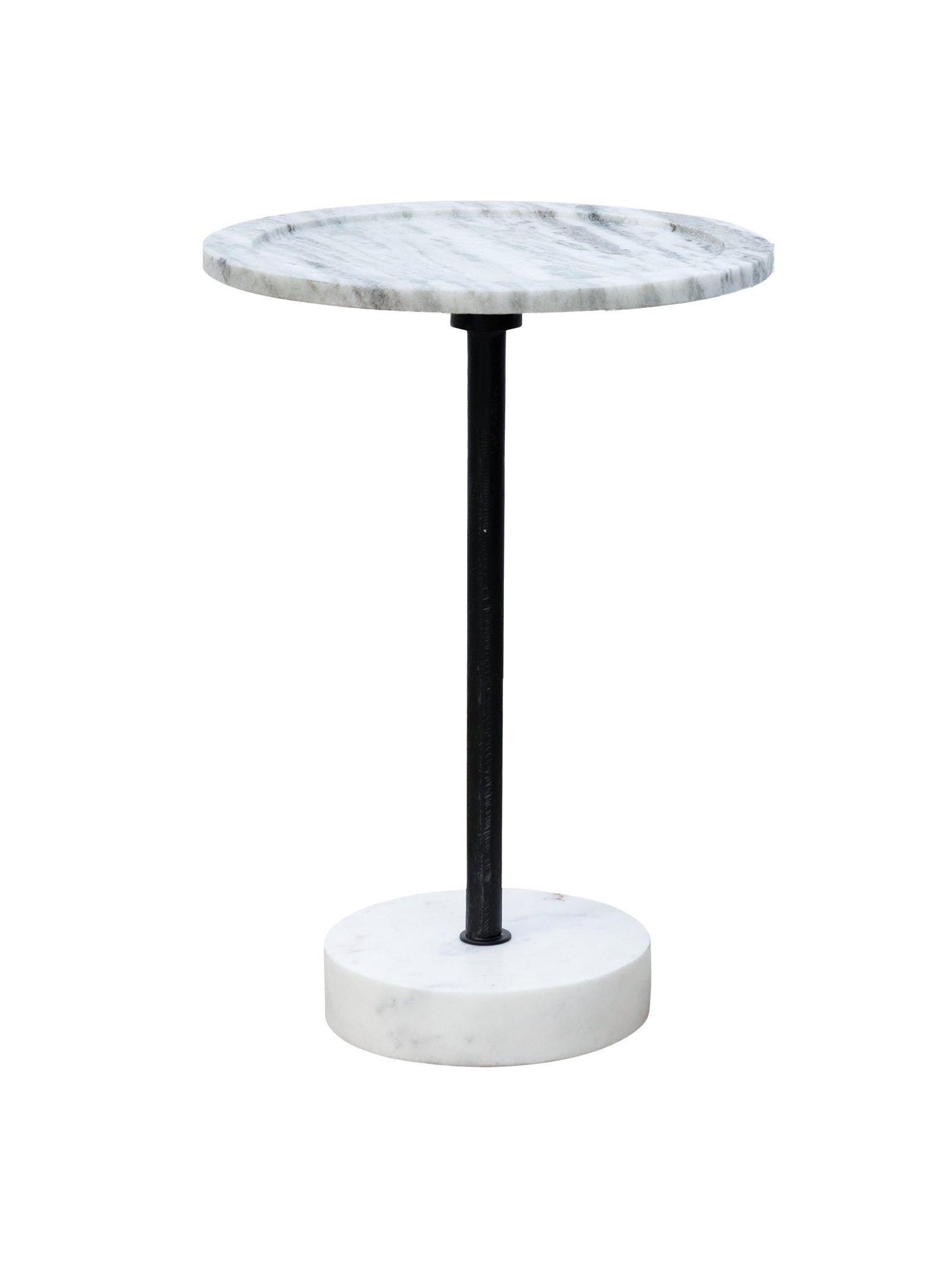 Table d'appoint moderne en aluminium pour patio