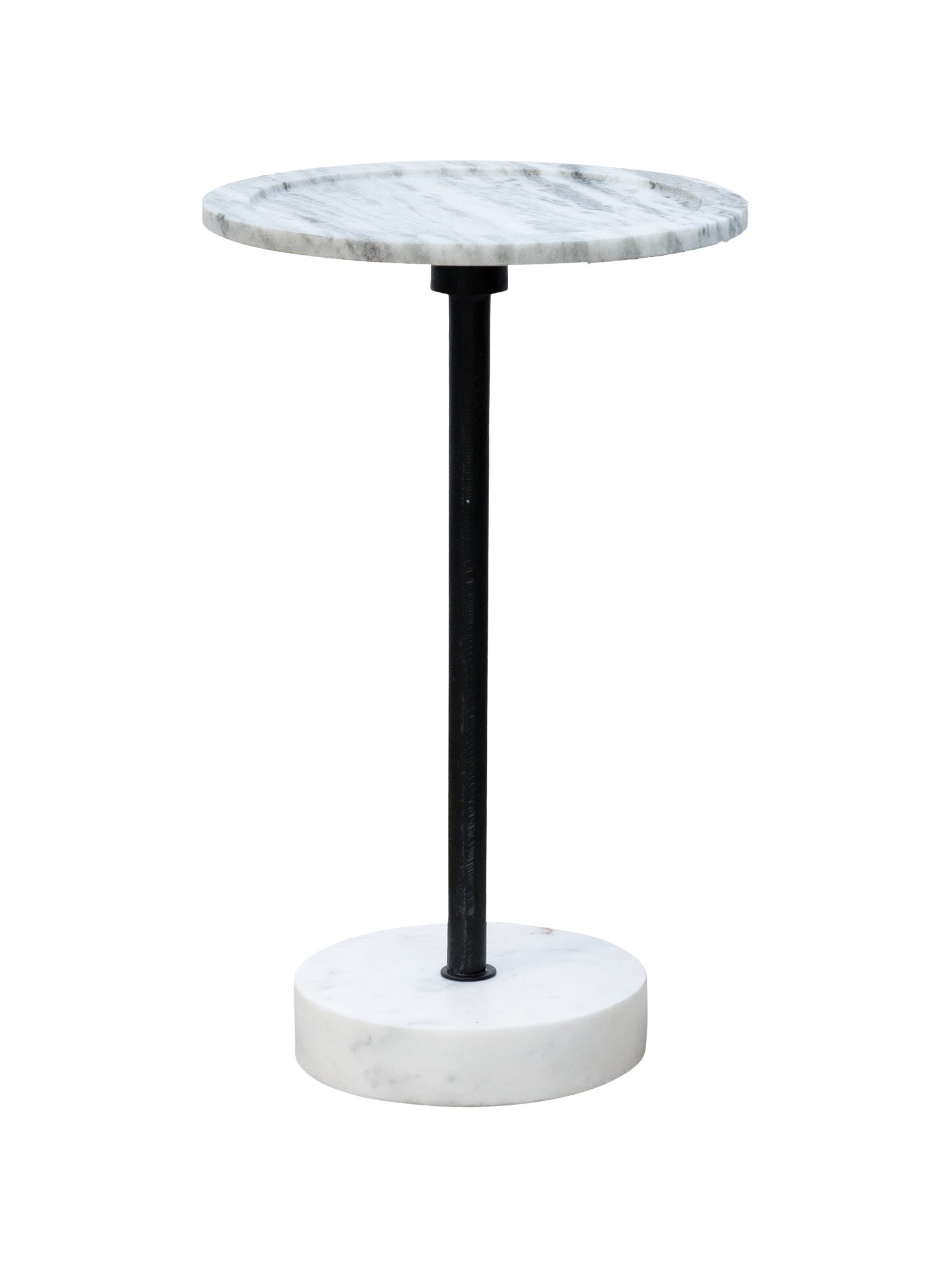 Table d'appoint moderne en aluminium pour patio