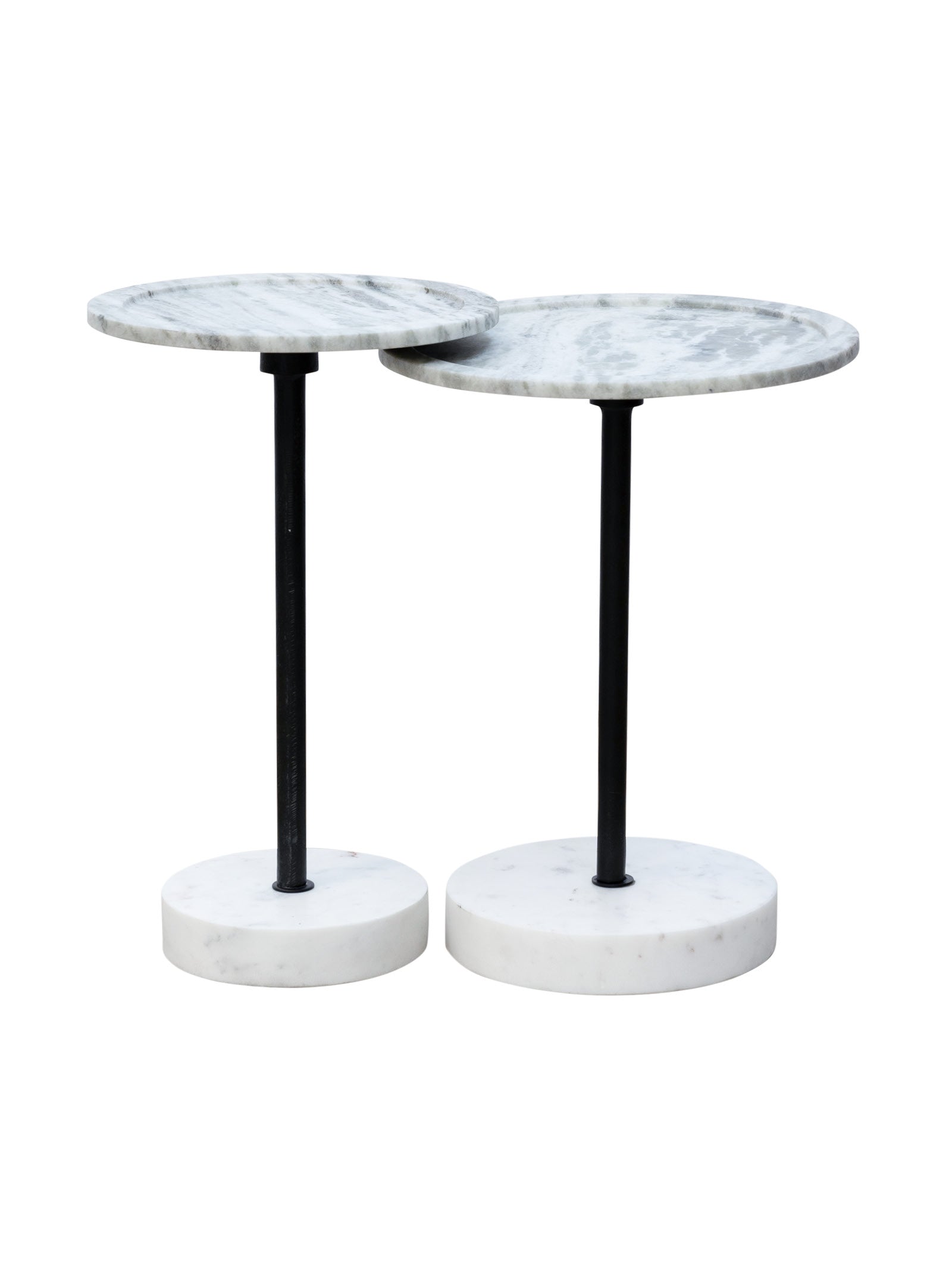 Table d'appoint moderne en aluminium pour patio
