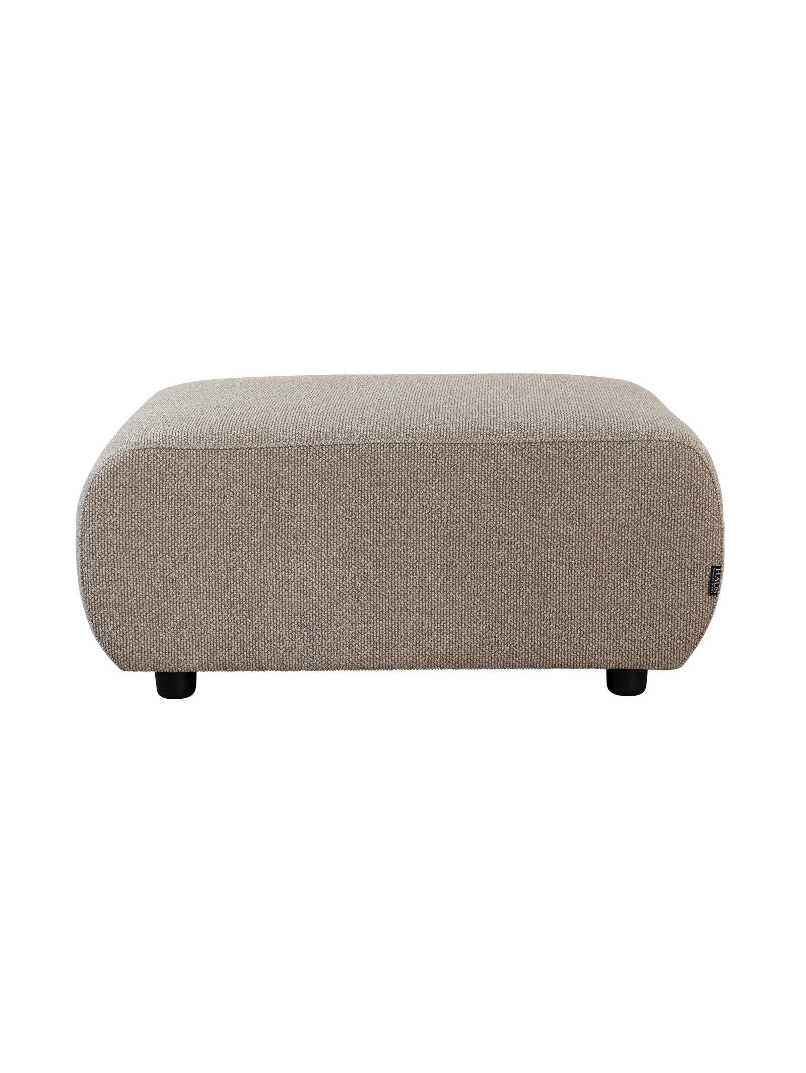 Pouf moderne en tissu pour le salon