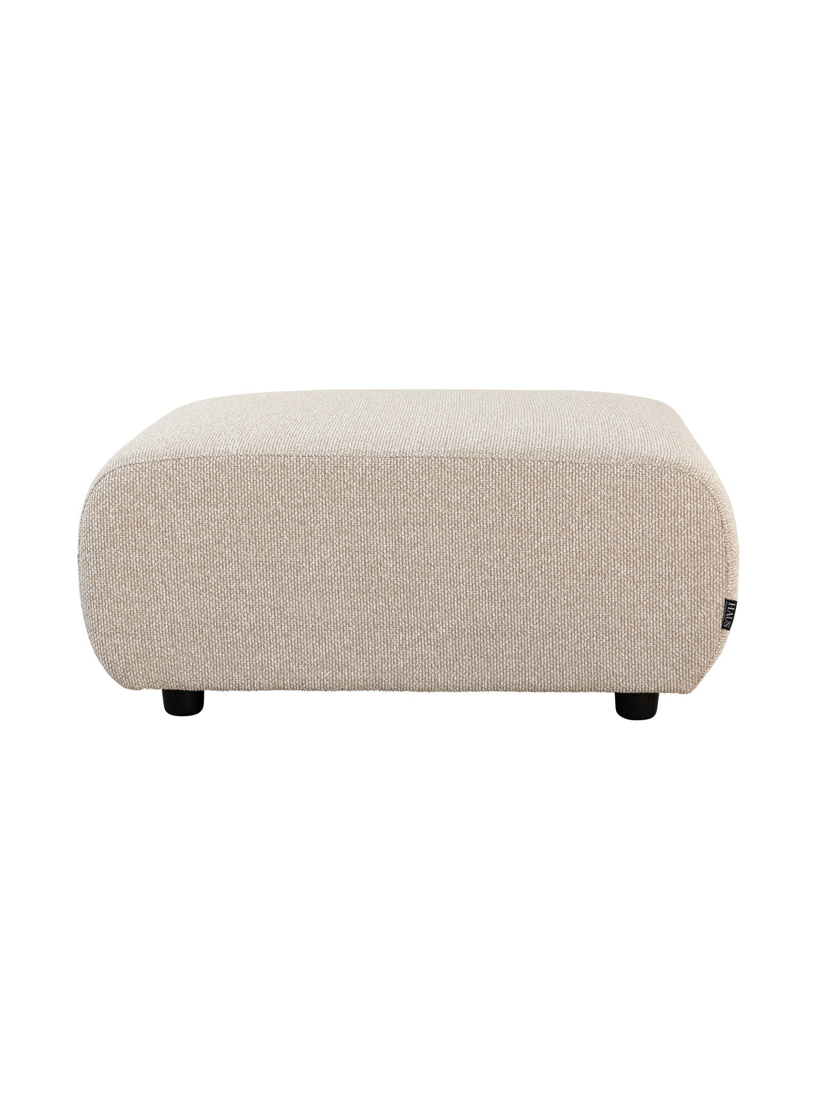 Pouf moderne en tissu pour le salon