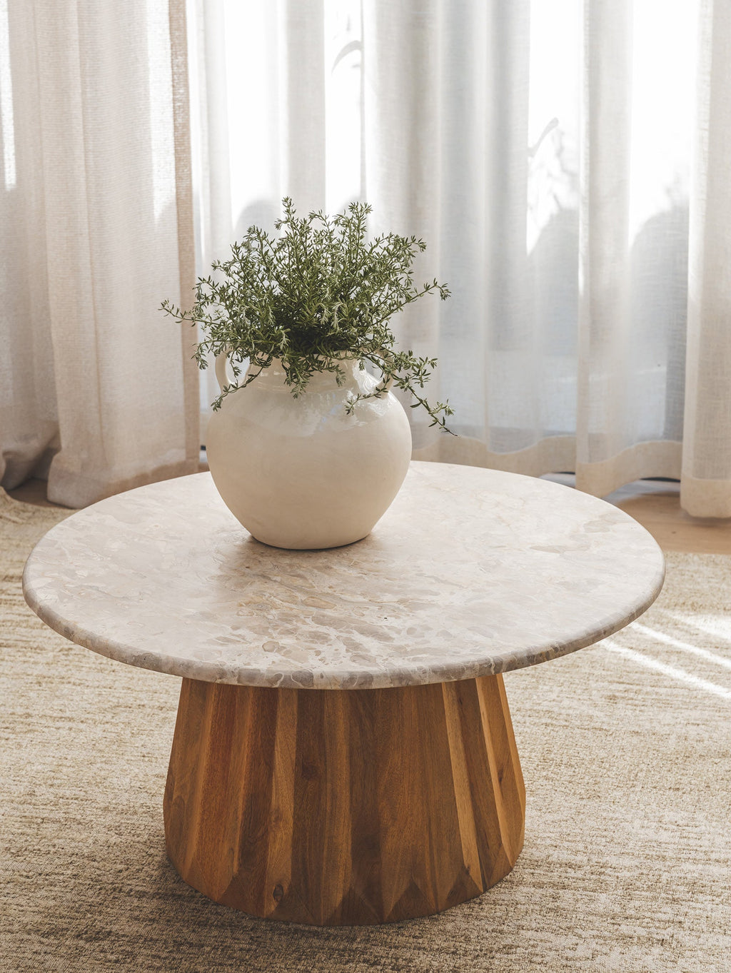 Table basse en marbre pour salon