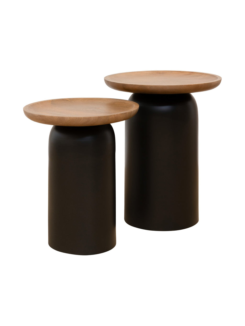 Table d'appoint en bois contemporaine pour salon