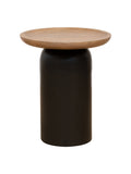Table d'appoint en bois contemporaine pour salon