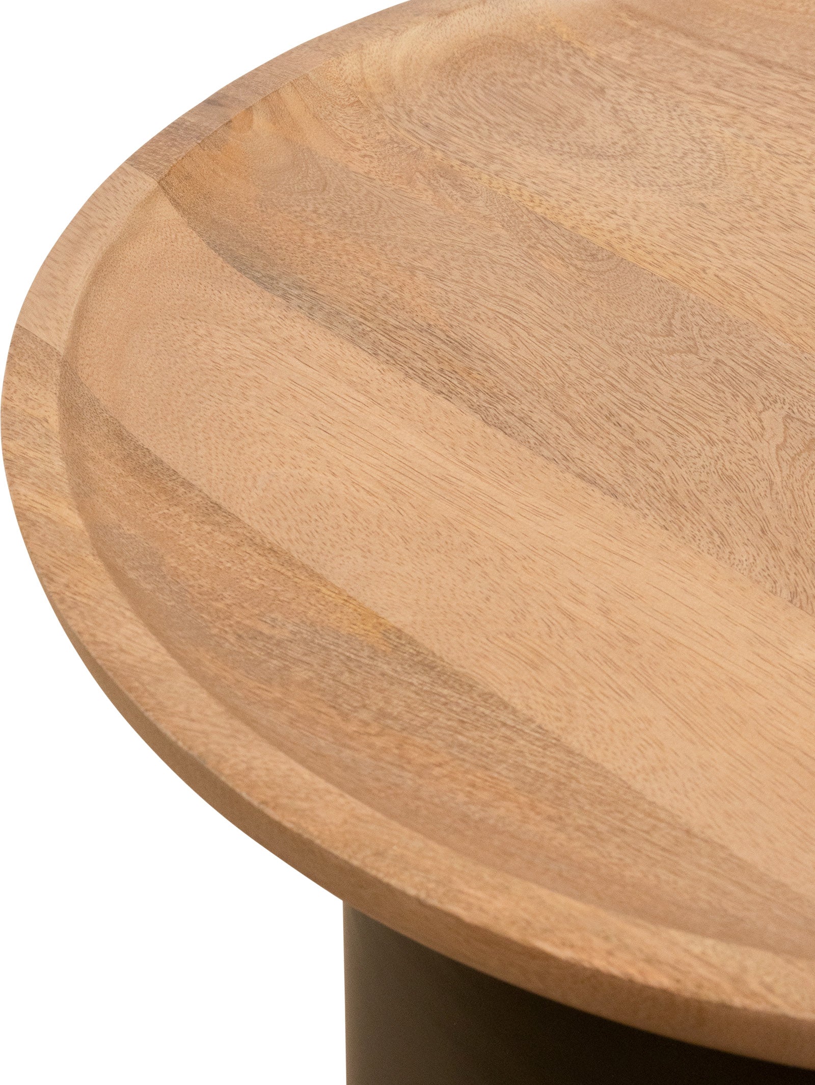 Table d'appoint en bois contemporaine pour salon