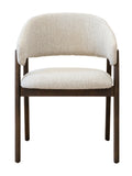 Chaise de salle à manger moderne en chêne massif