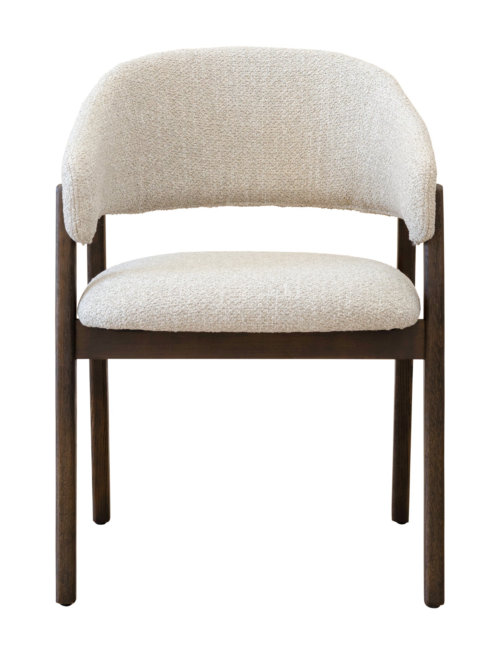 Chaise de salle à manger moderne en chêne massif