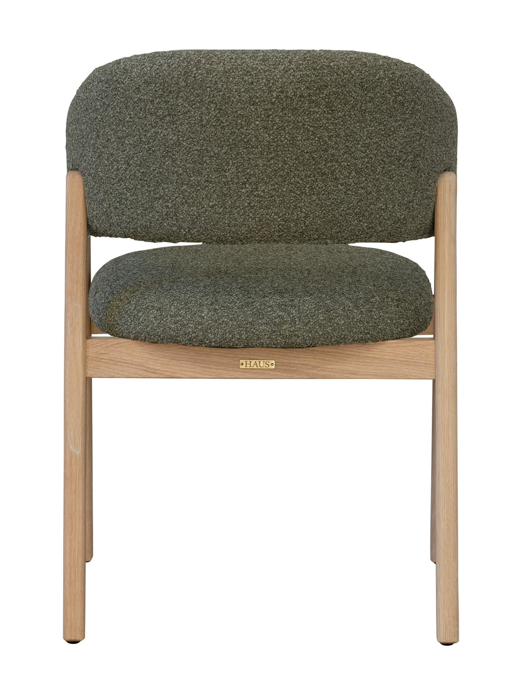 Chaise de salle à manger moderne en chêne massif