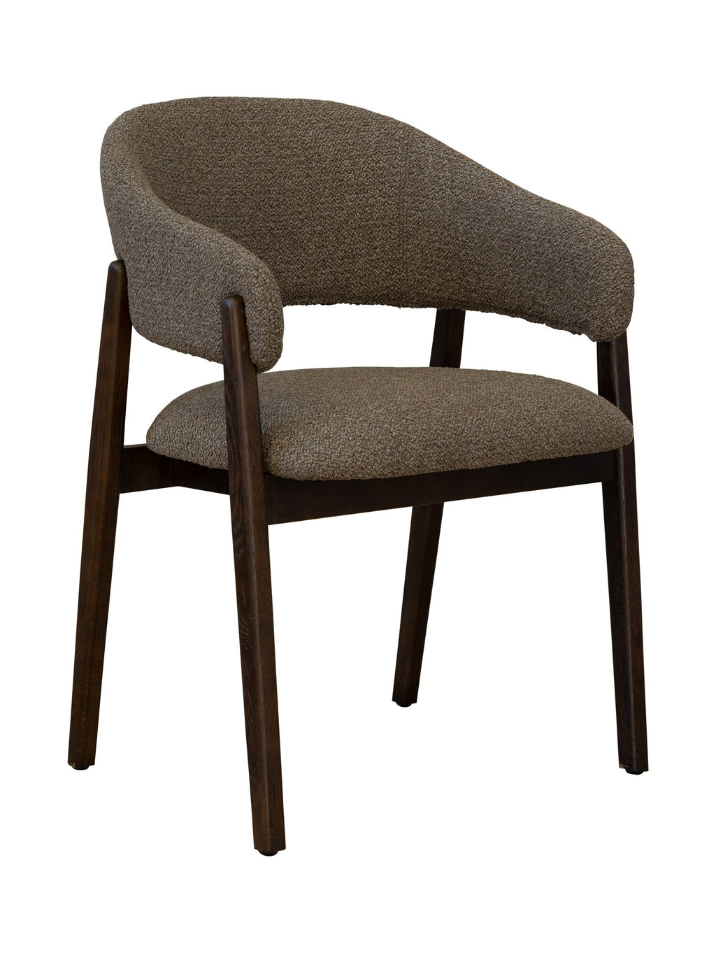 Chaise de salle à manger moderne en chêne massif