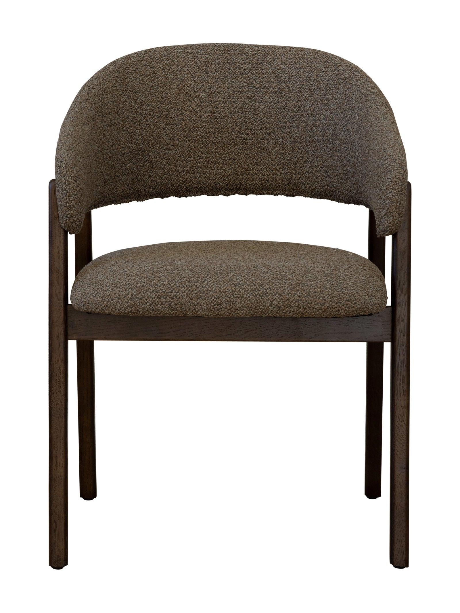 Chaise de salle à manger moderne en chêne massif