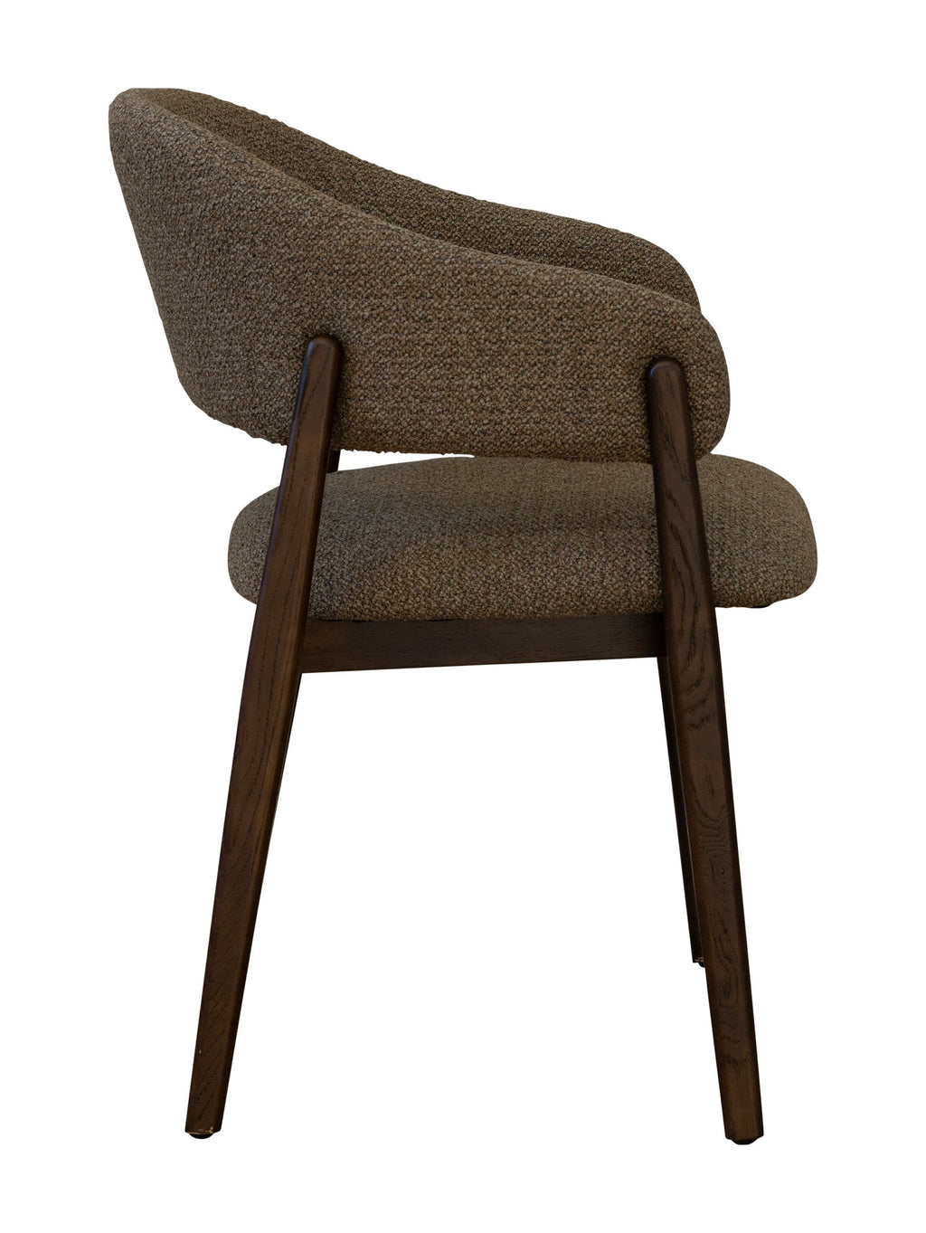 Chaise de salle à manger moderne en chêne massif
