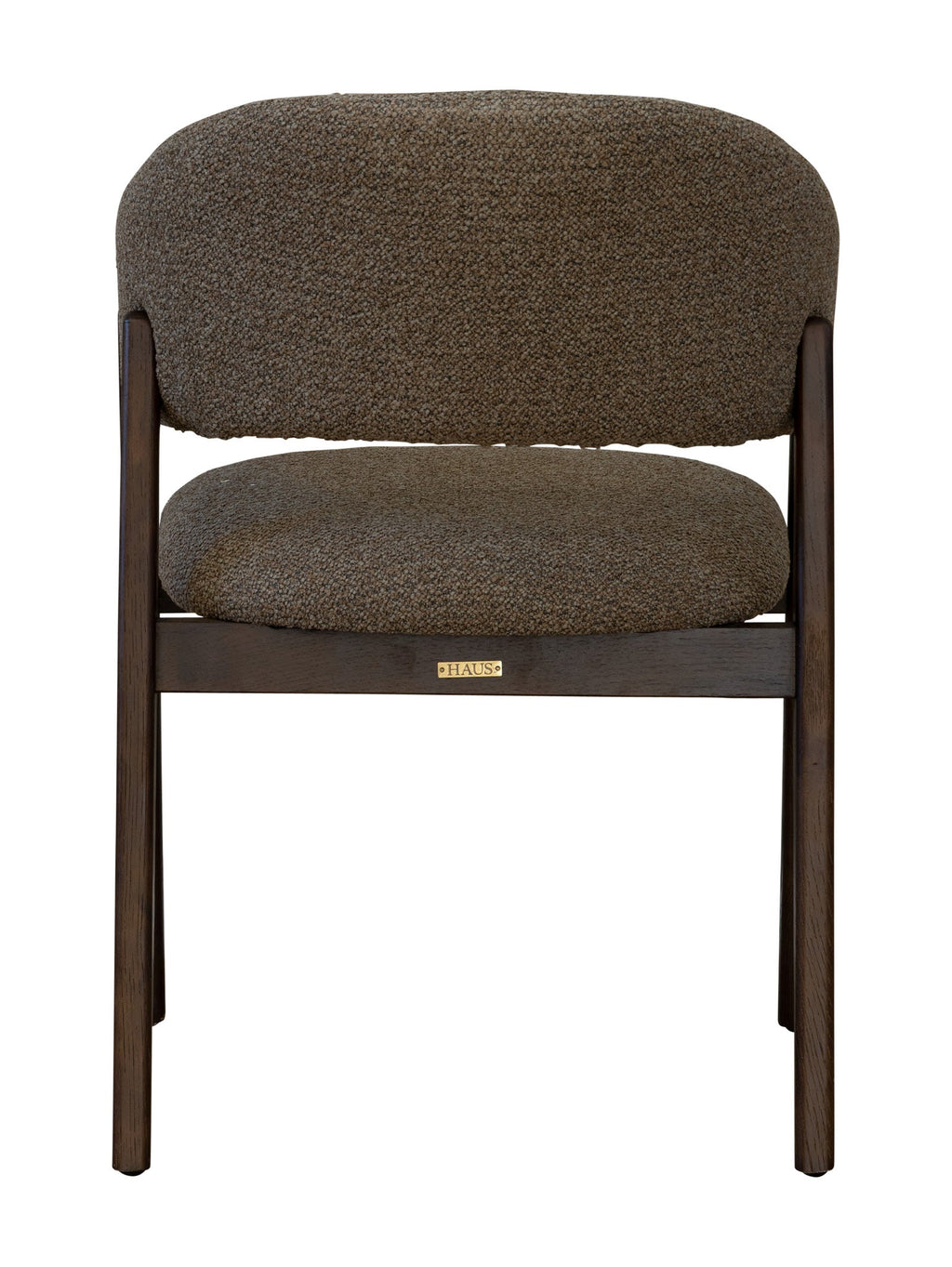 Chaise de salle à manger moderne en chêne massif