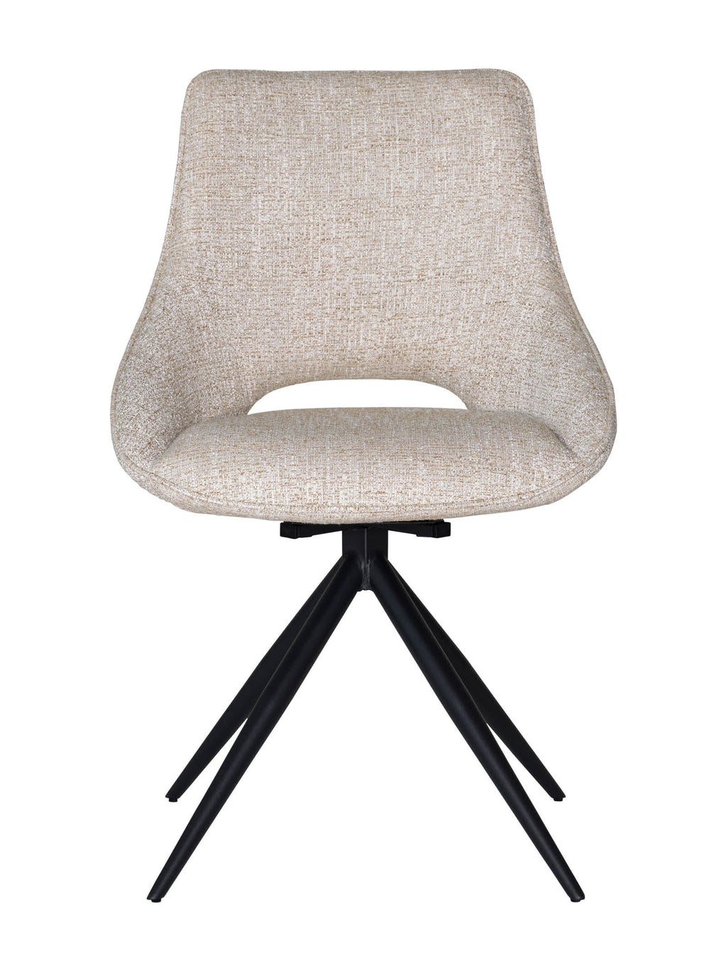 Chaise de salle à manger en tissu