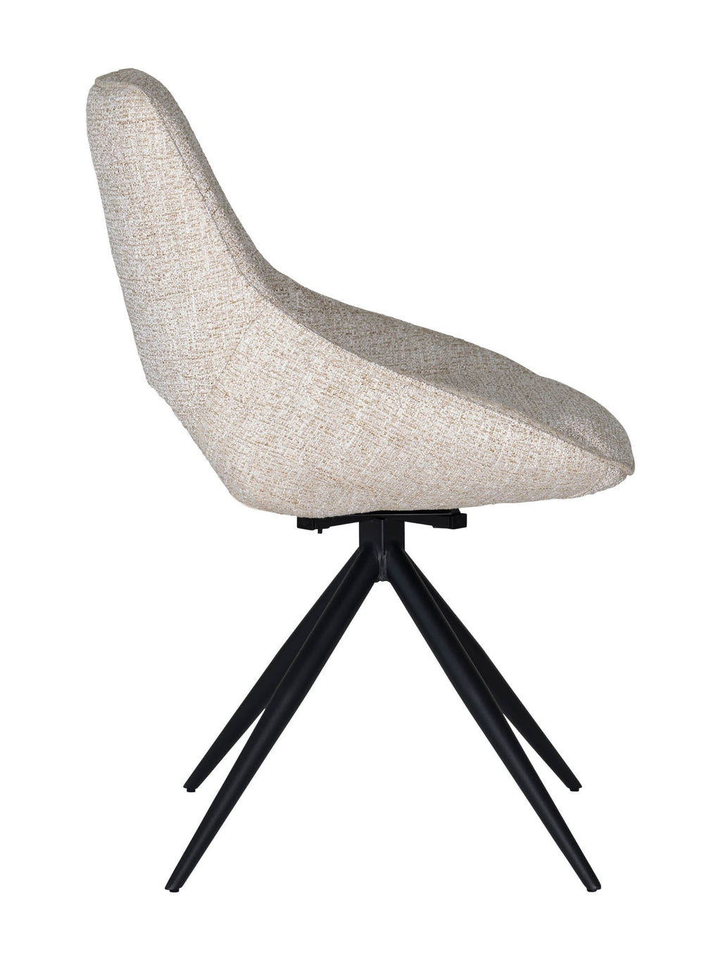 Chaise de salle à manger en tissu