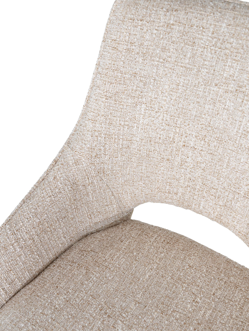 Chaise de salle à manger en tissu