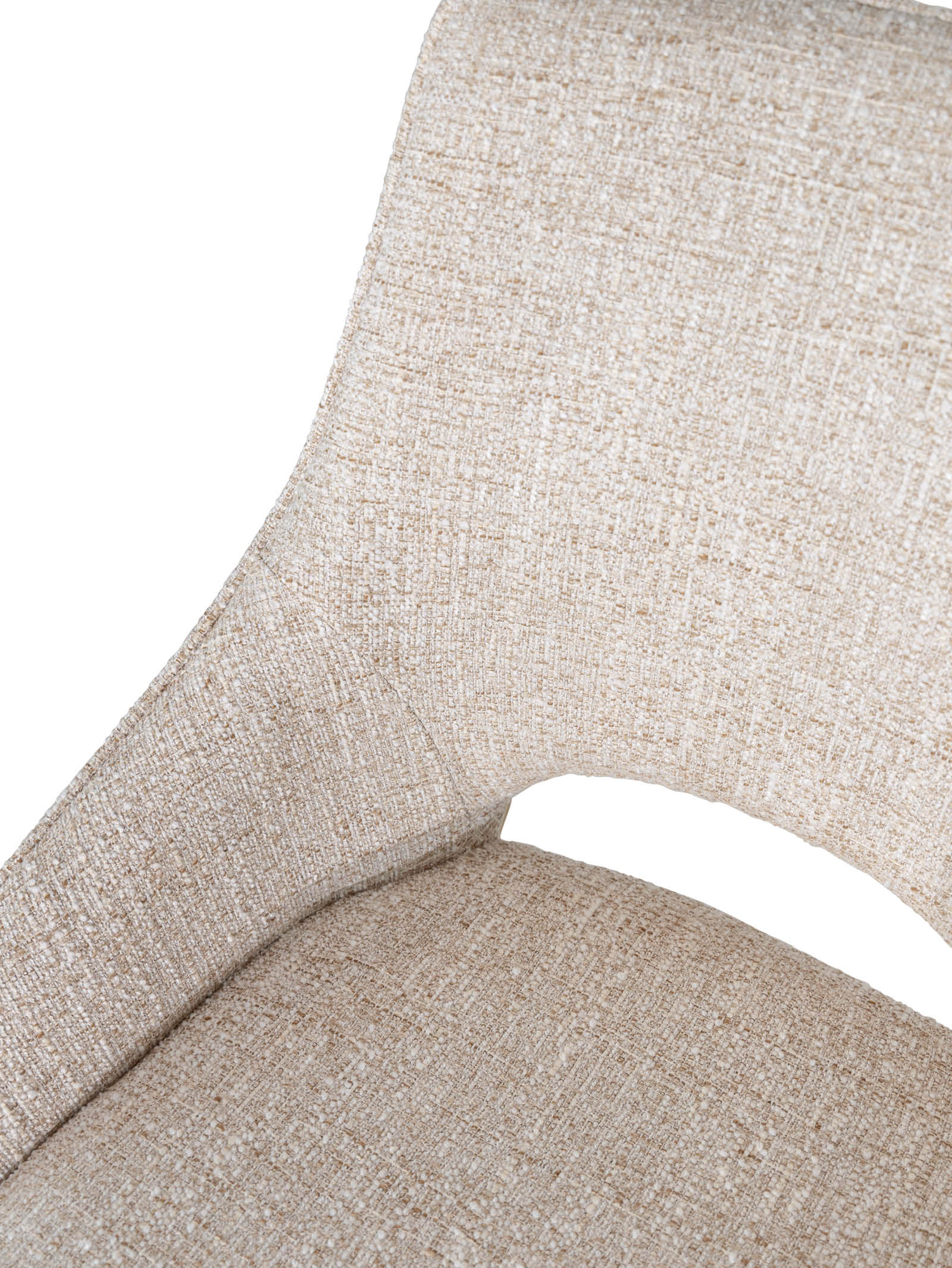 Chaise de salle à manger en tissu