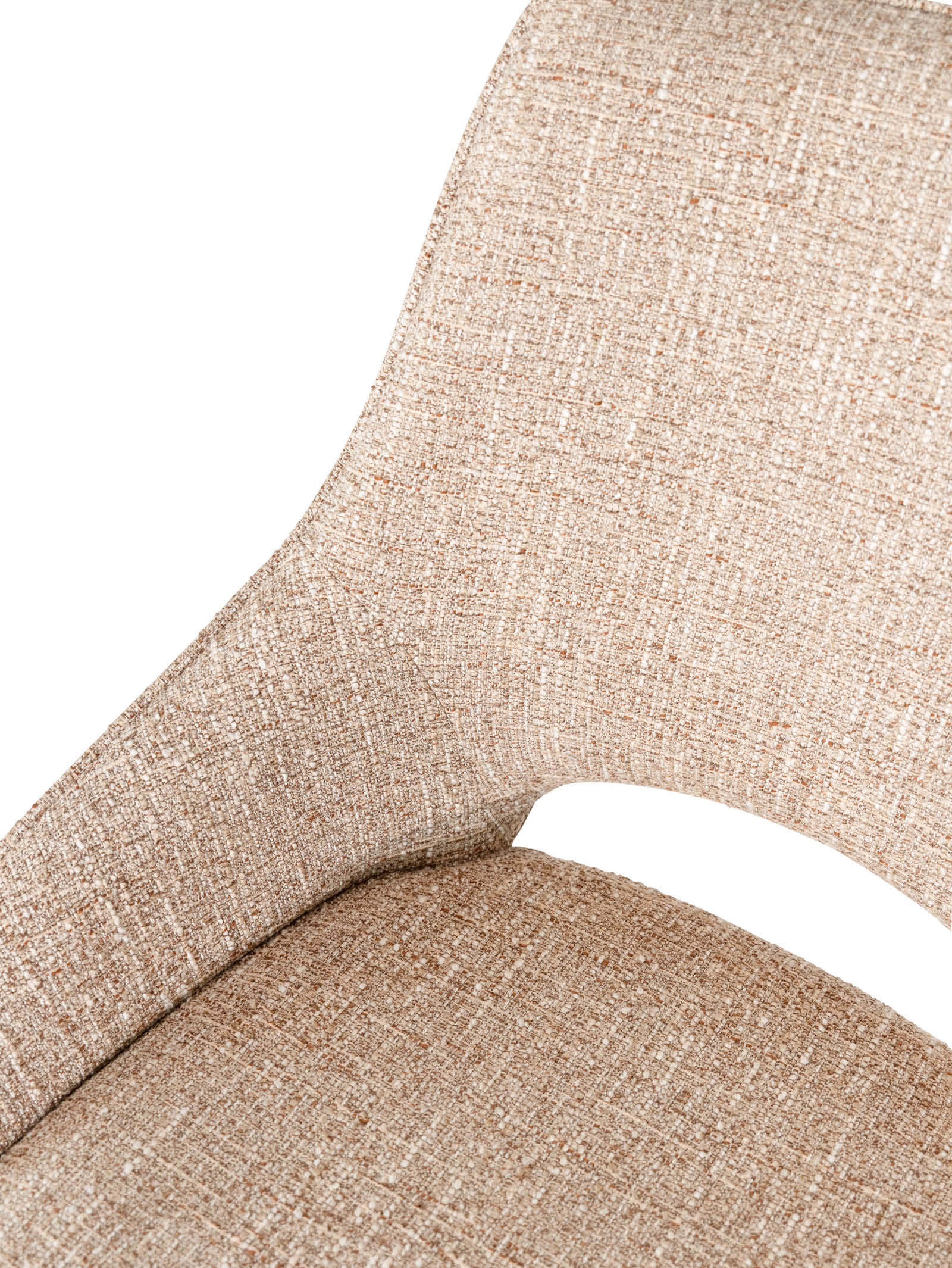 Chaise de salle à manger en tissu