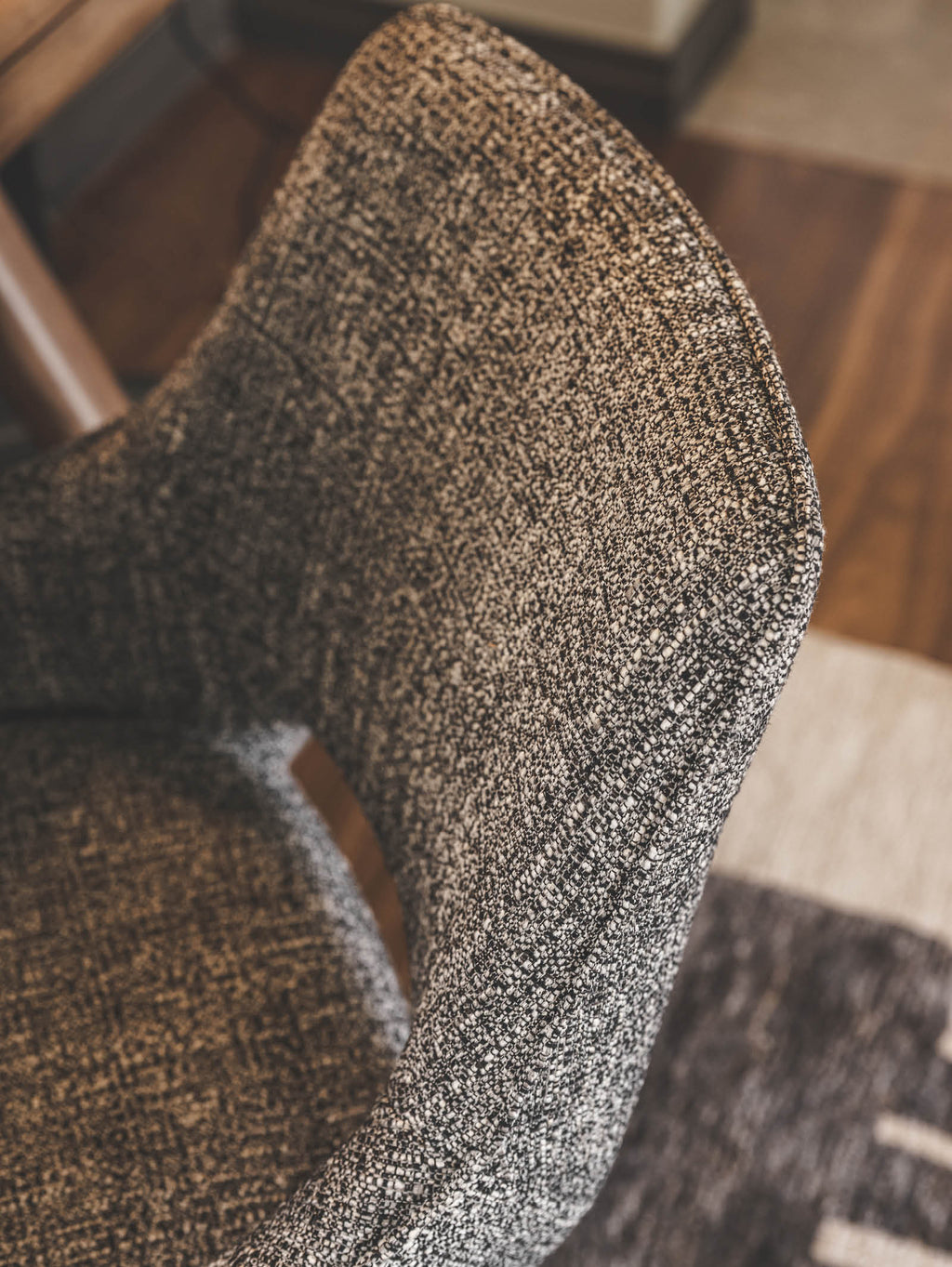 Chaise de salle à manger en tissu
