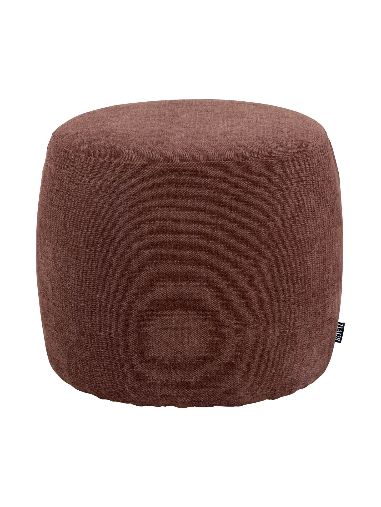 Pouf de salon en tissu