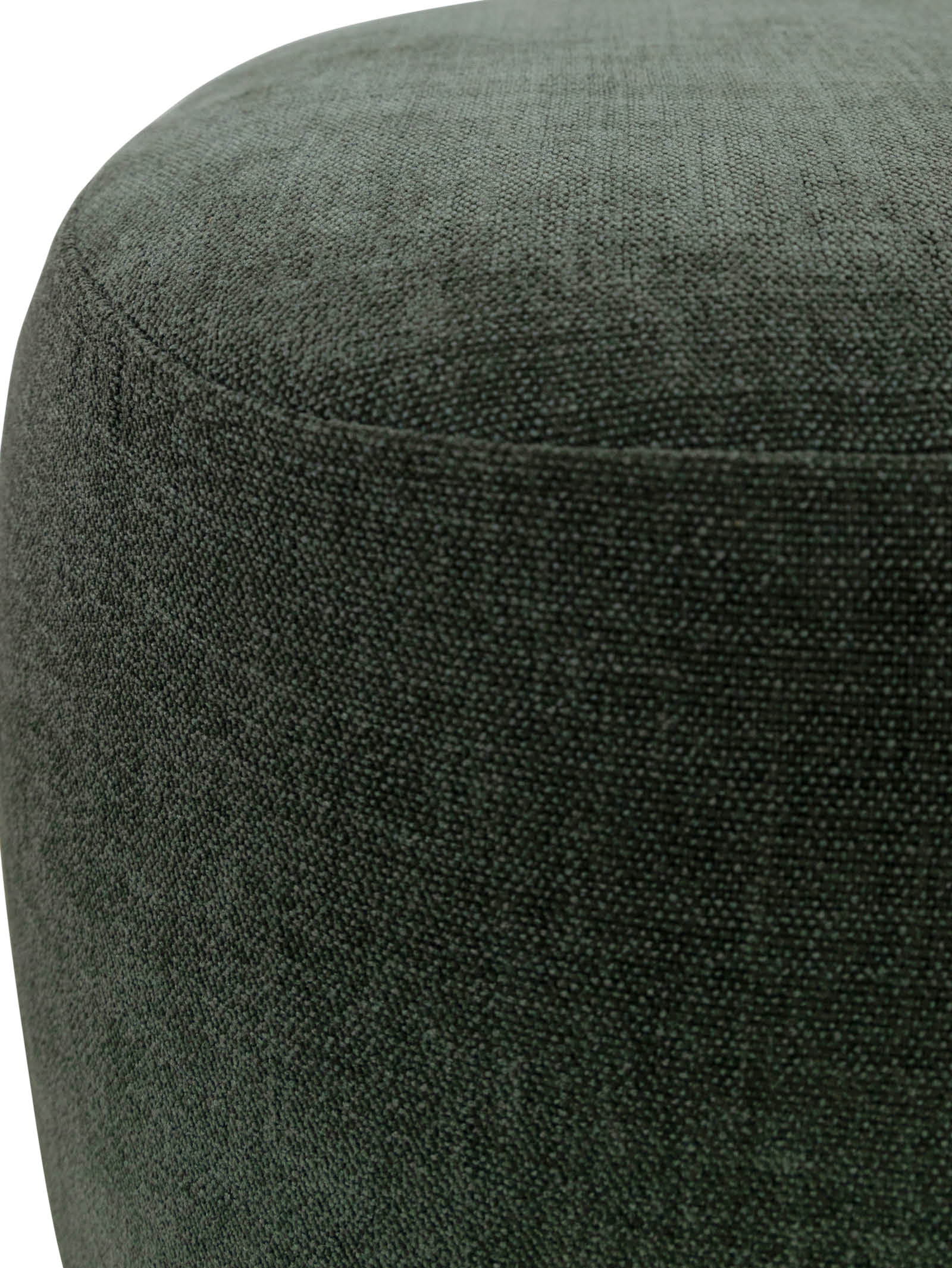 Pouf de rangement en tissu pour salon