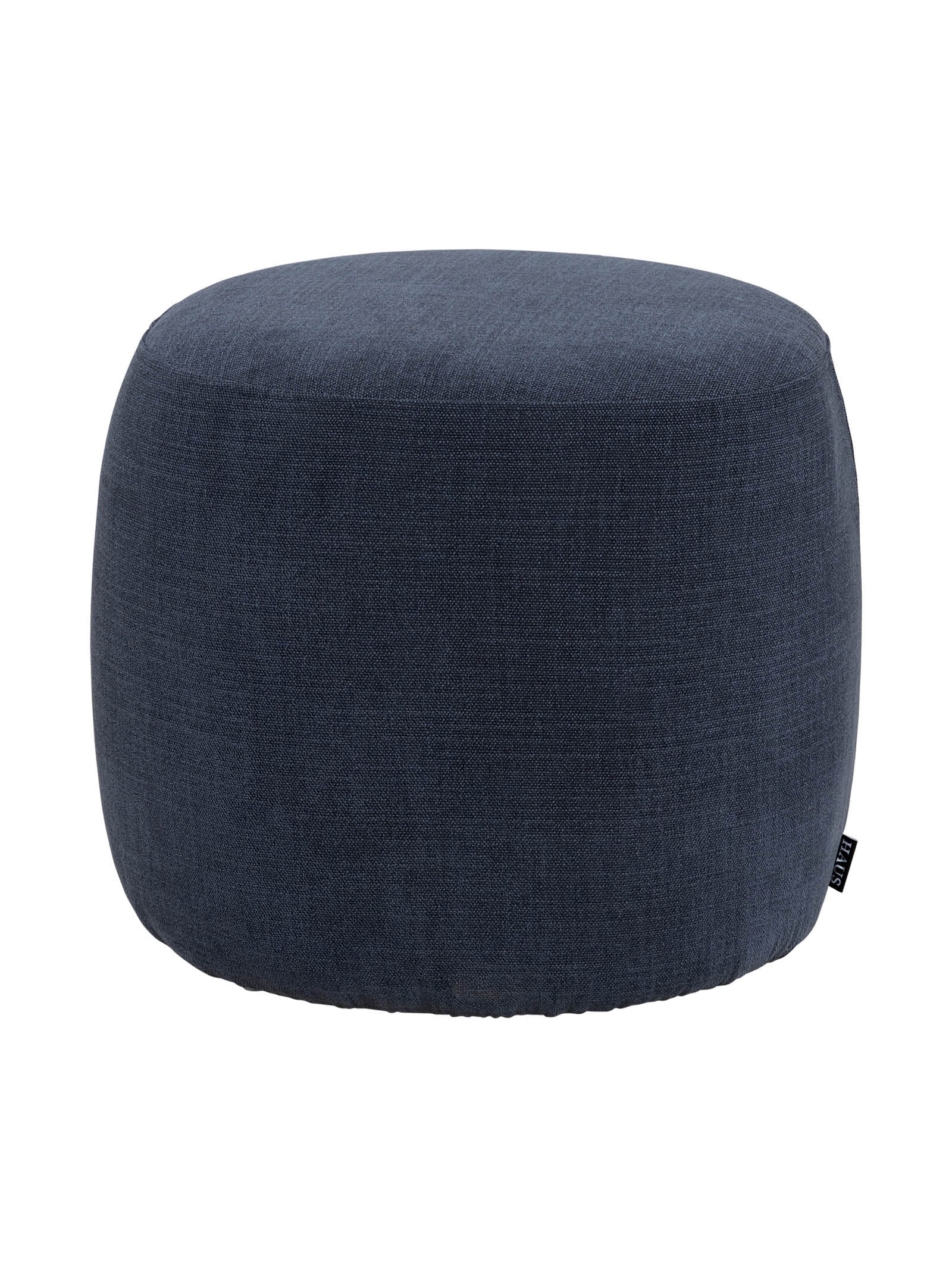 Pouf de rangement en tissu pour salon