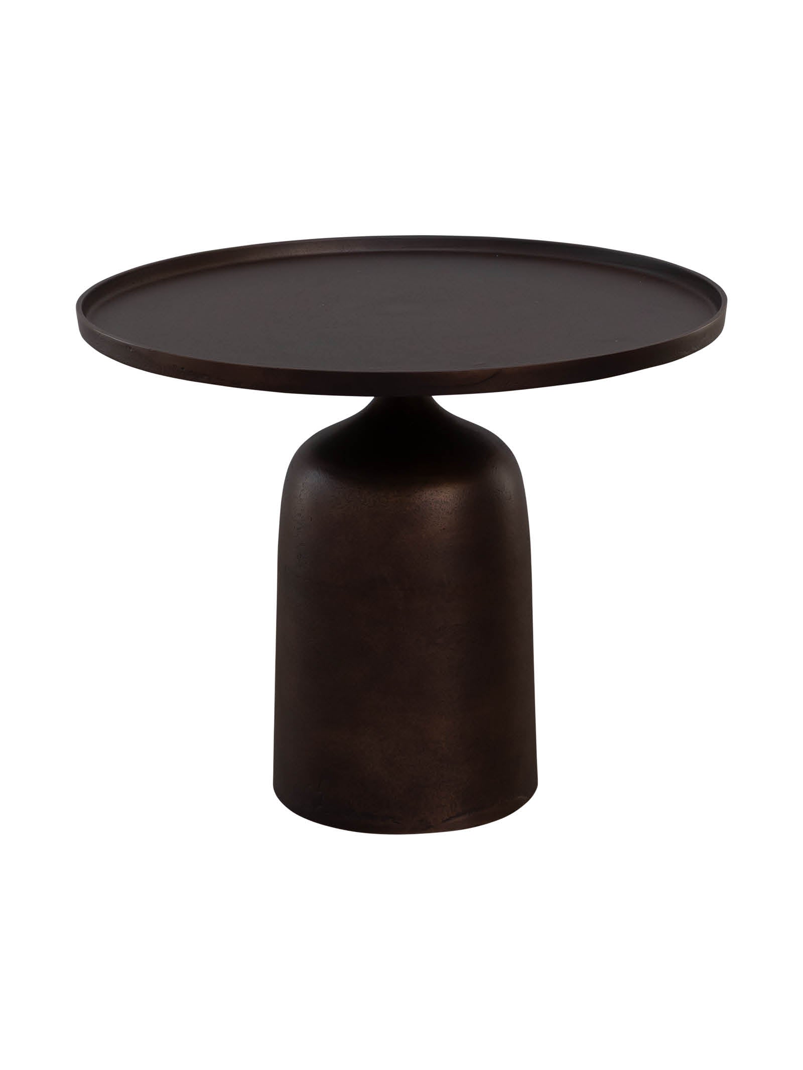 Table d'appoint contemporaine en aluminium pour patio