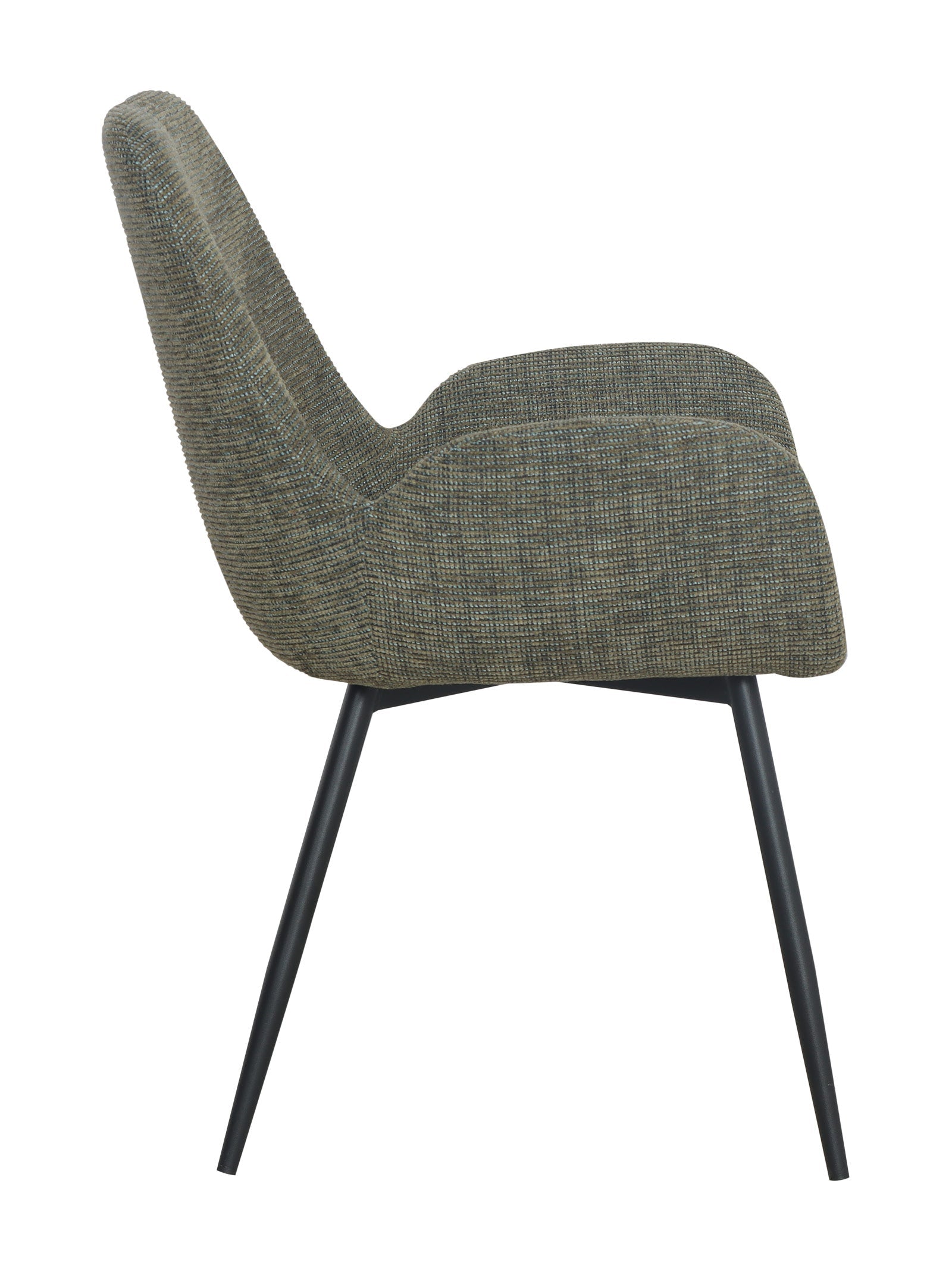 Chaise de salle à manger en tissu pour salle à manger