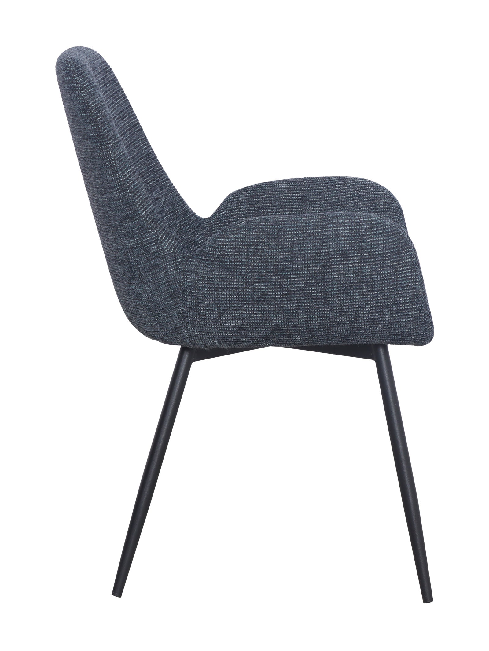Chaise de salle à manger en tissu pour salle à manger