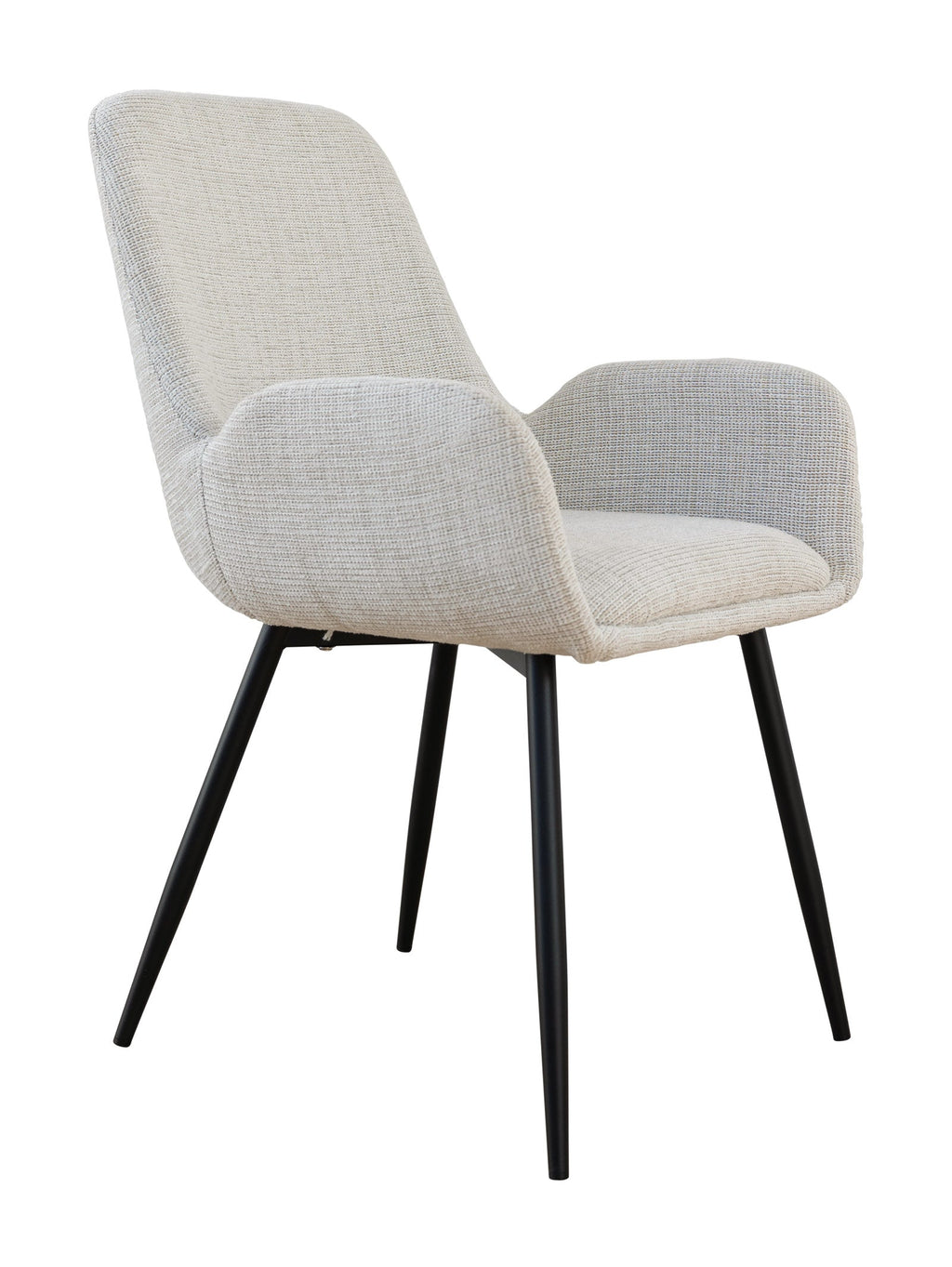 Chaise de salle à manger en tissu pour salle à manger