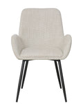 Chaise de salle à manger en tissu