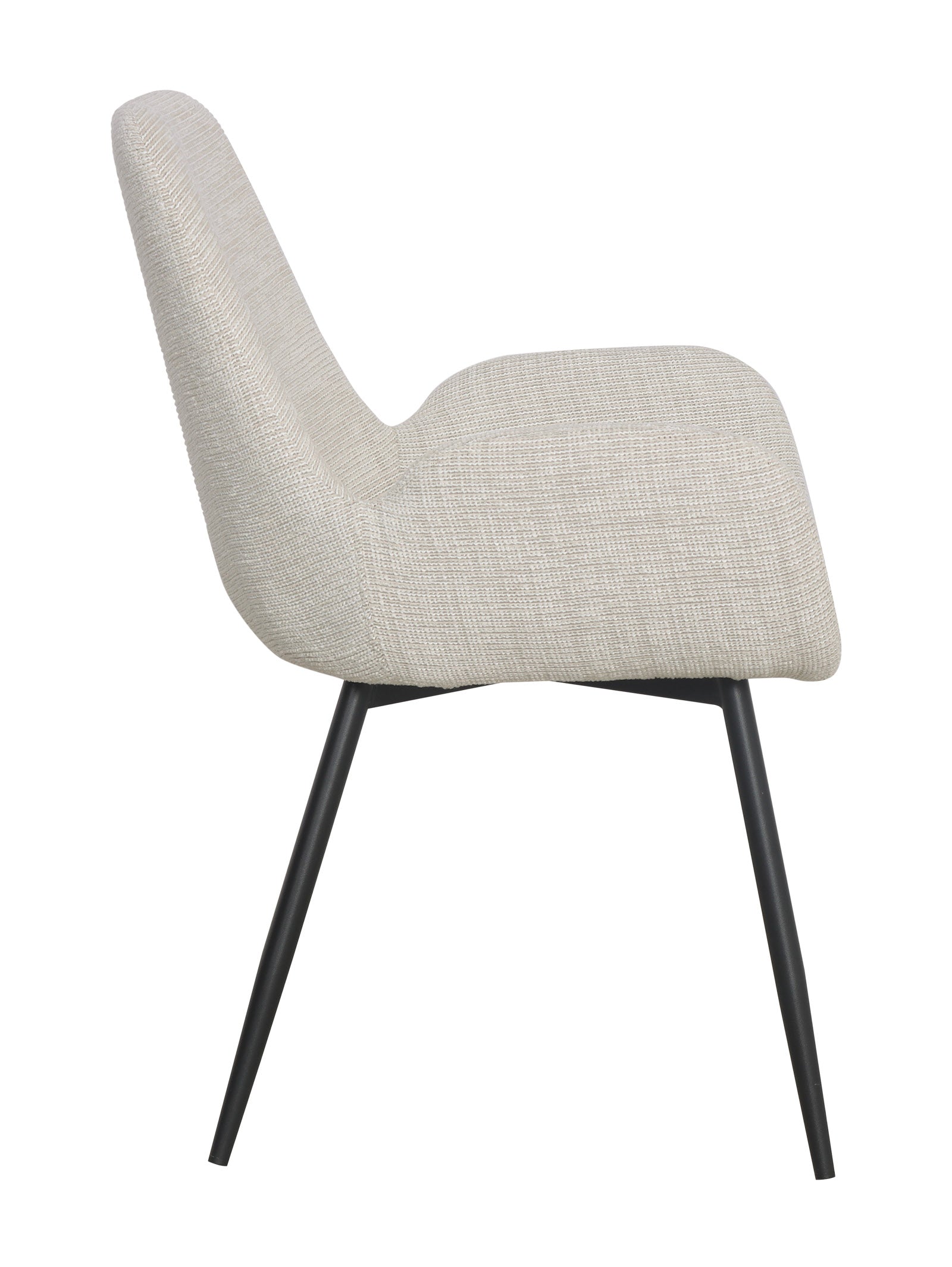 Chaise de salle à manger en tissu