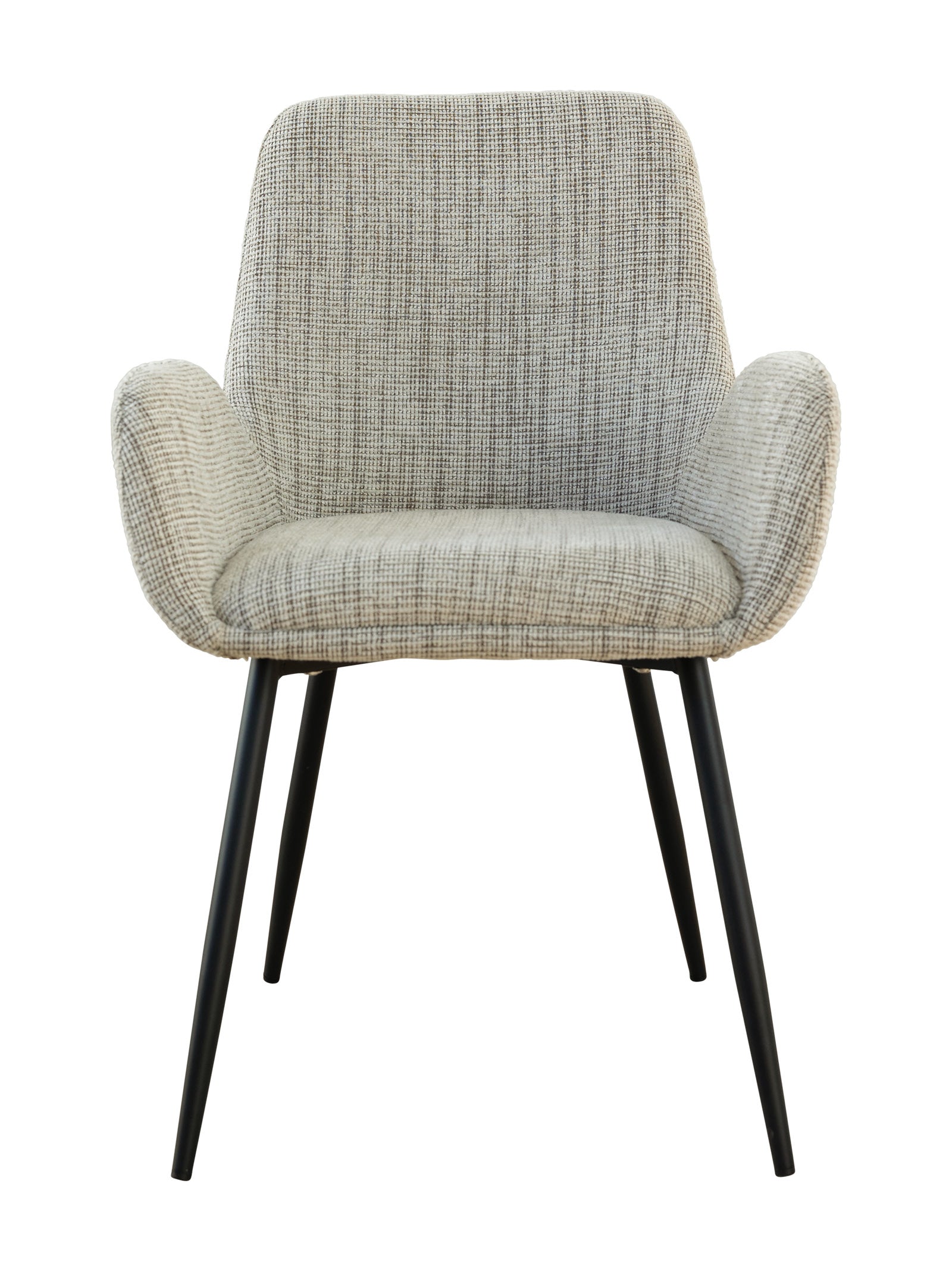 Chaise de salle à manger en tissu pour salle à manger