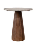 Table d'appoint moderne en marbre pour salon