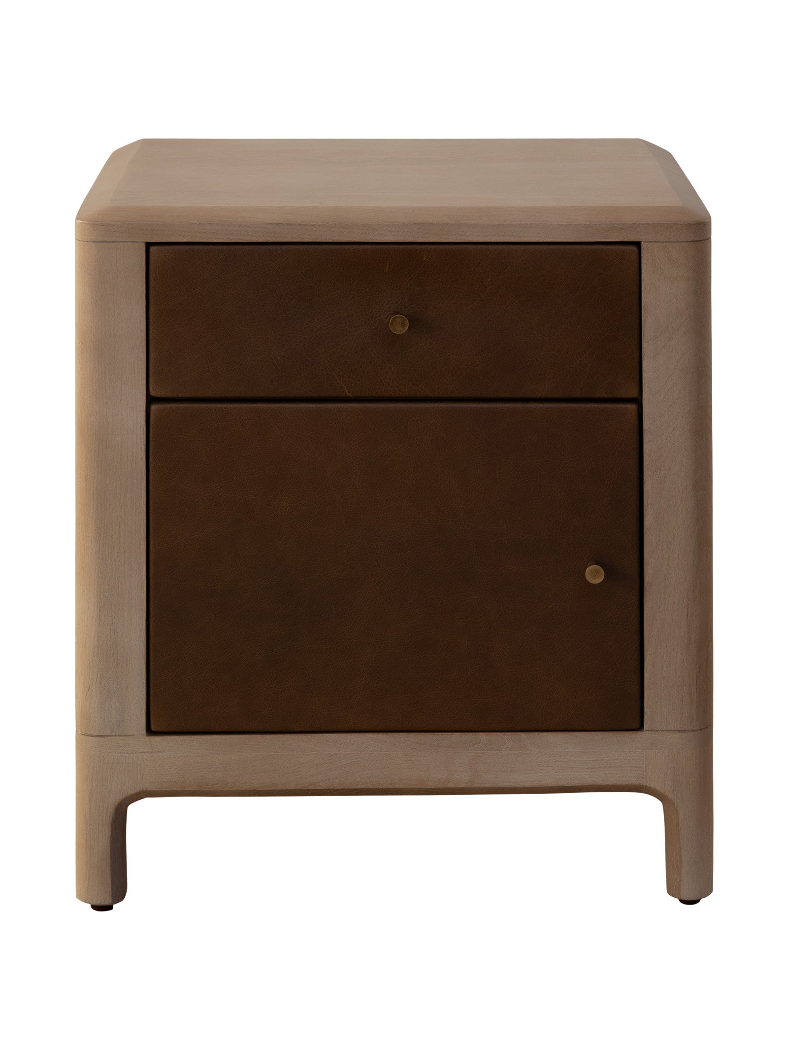Table de chevet moderne en chêne massif pour chambre à coucher